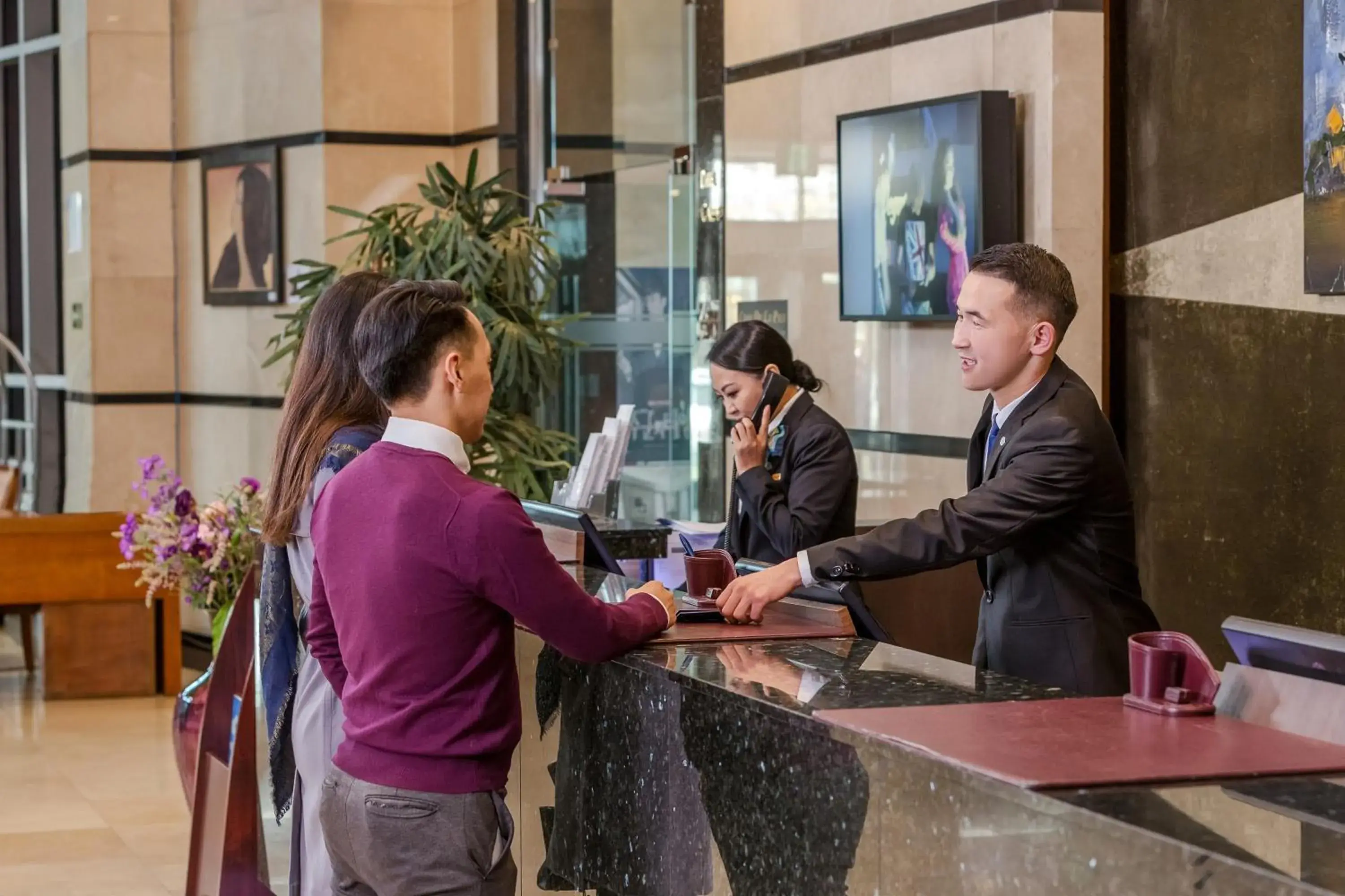 Lobby or reception, Lobby/Reception in The Blue Sky Hotel and Tower