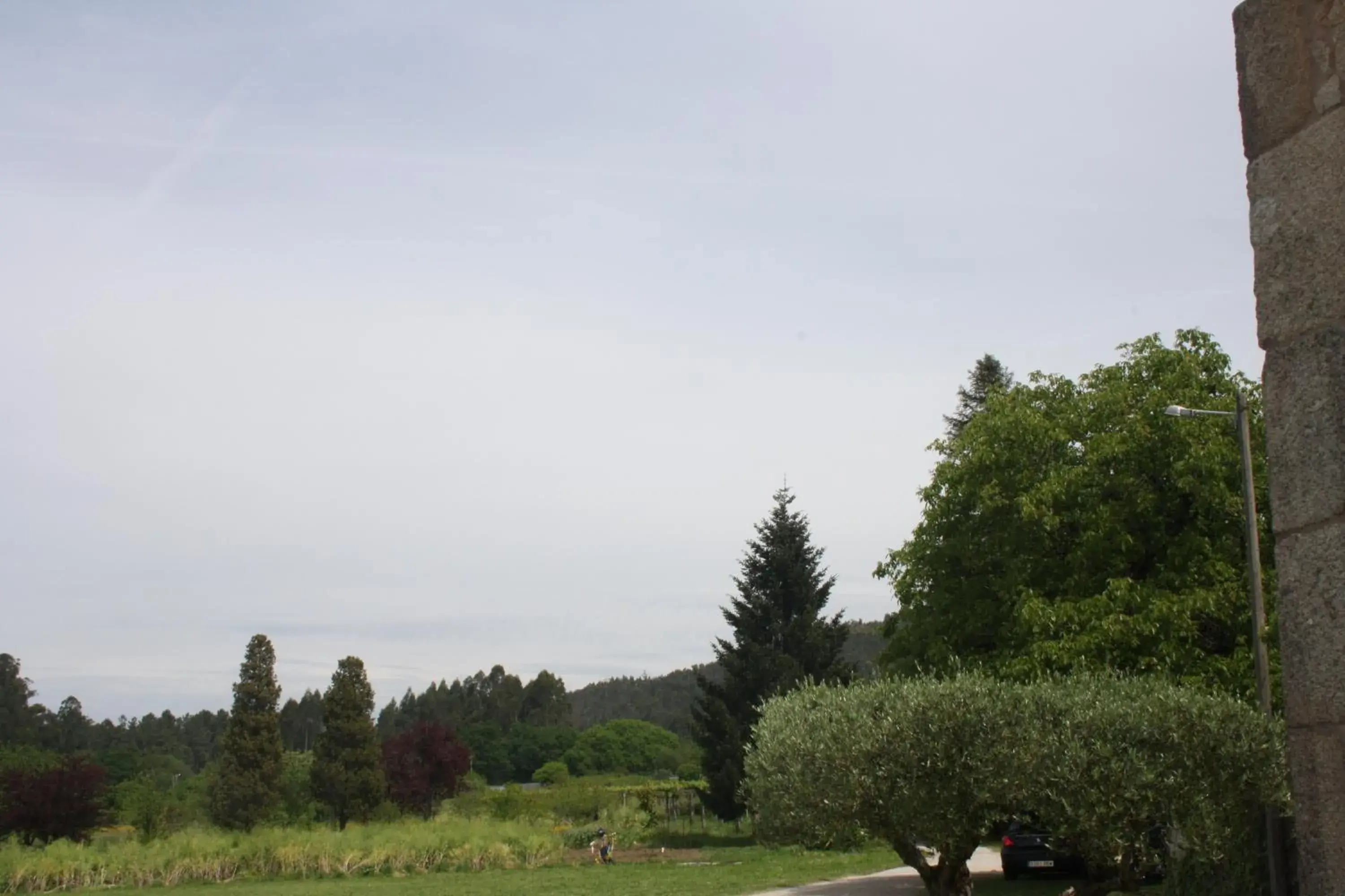 Garden view in A Casa da Meixida