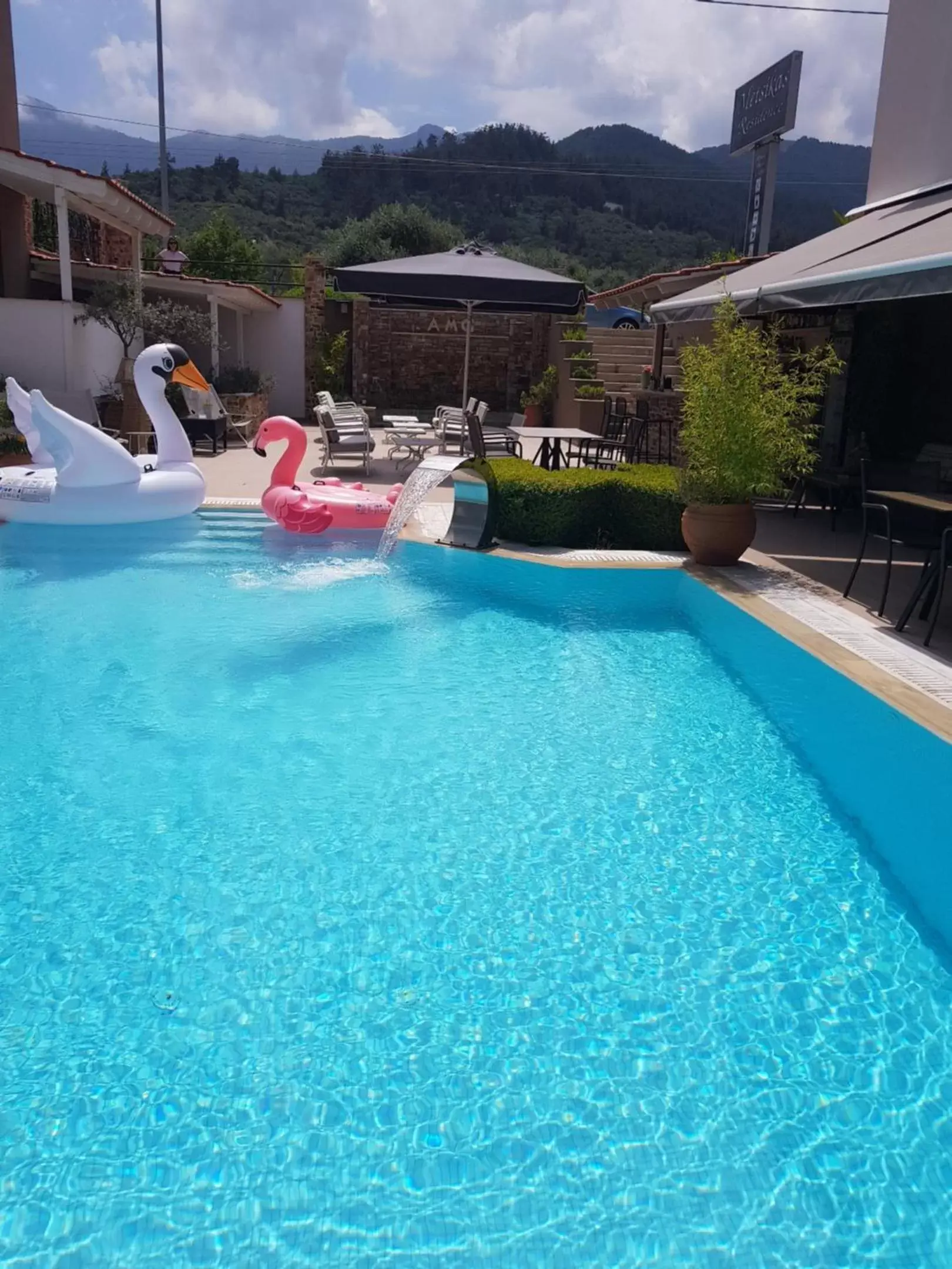 Swimming Pool in Metsikas Residence