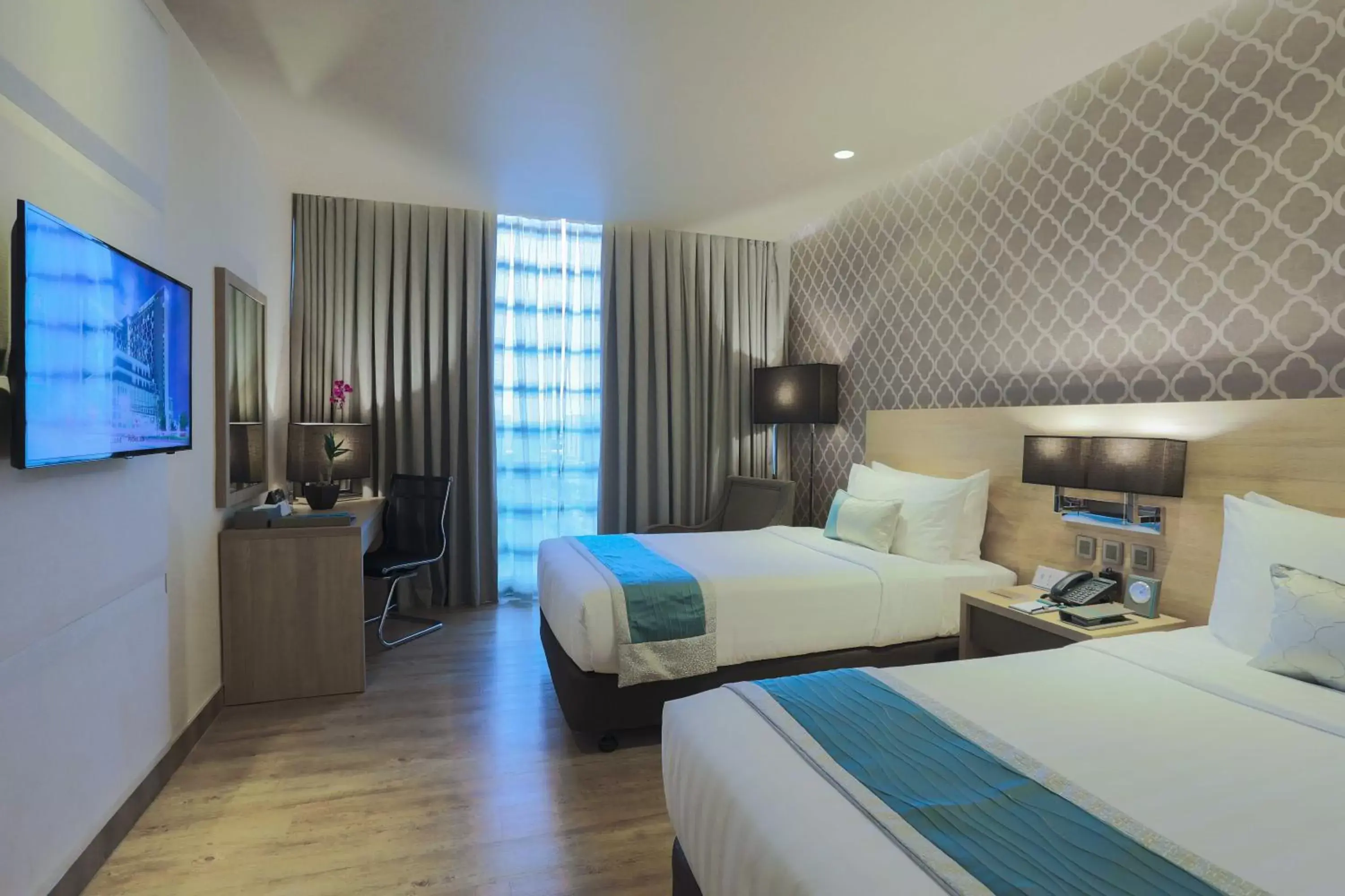 Bed in bai Hotel Cebu