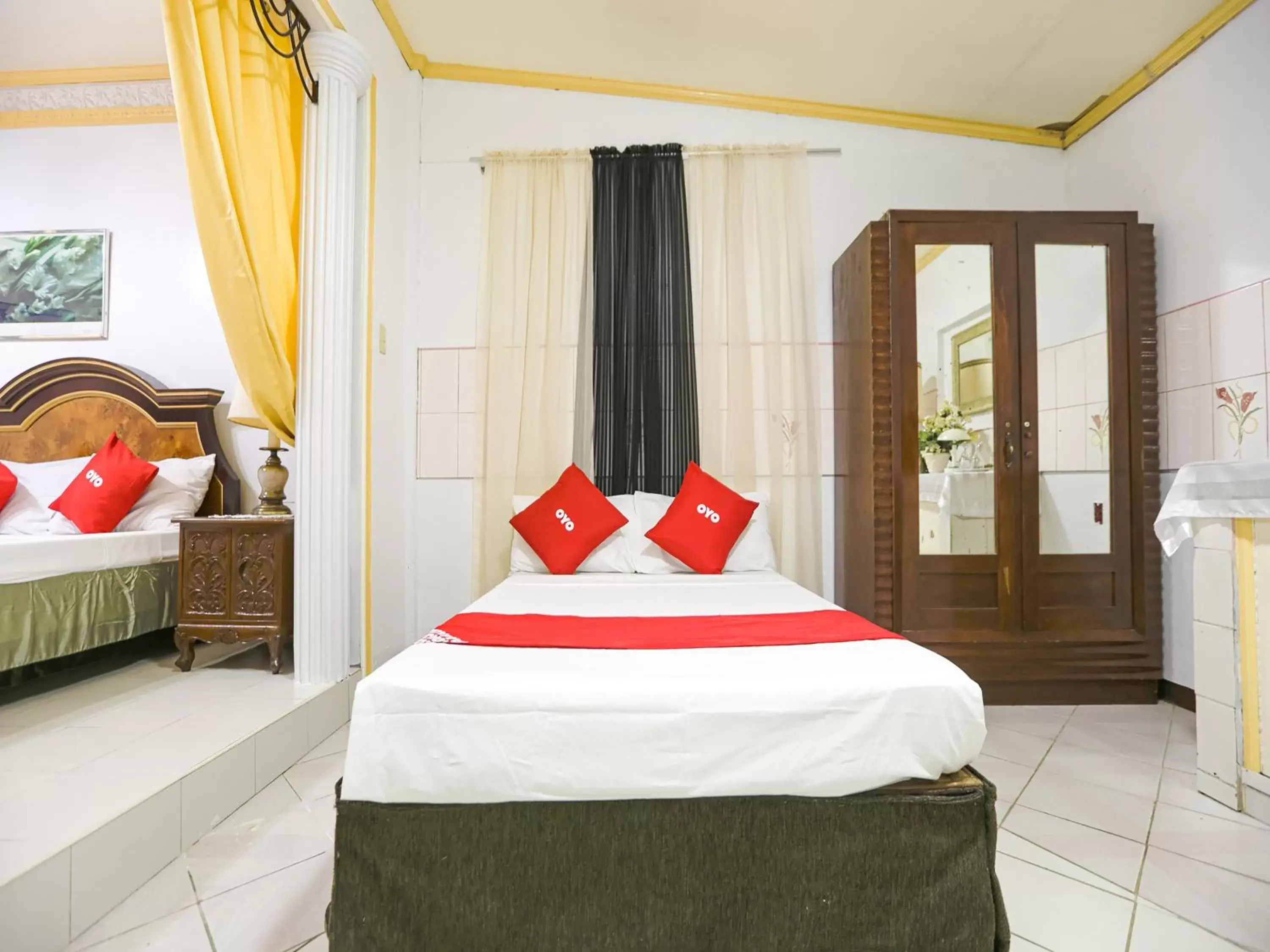 Bedroom, Bed in OYO 784 Laura's Garden Resort