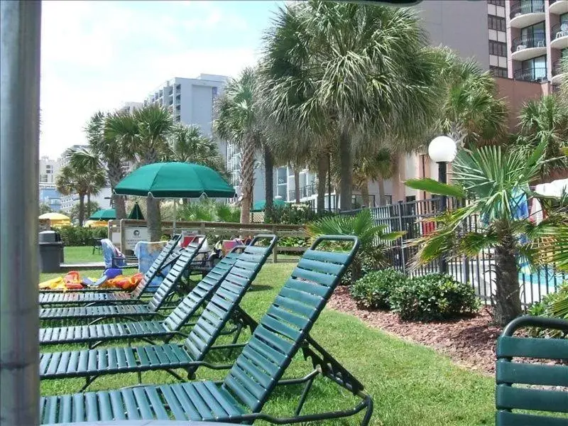 Patio in Suites at the Beach