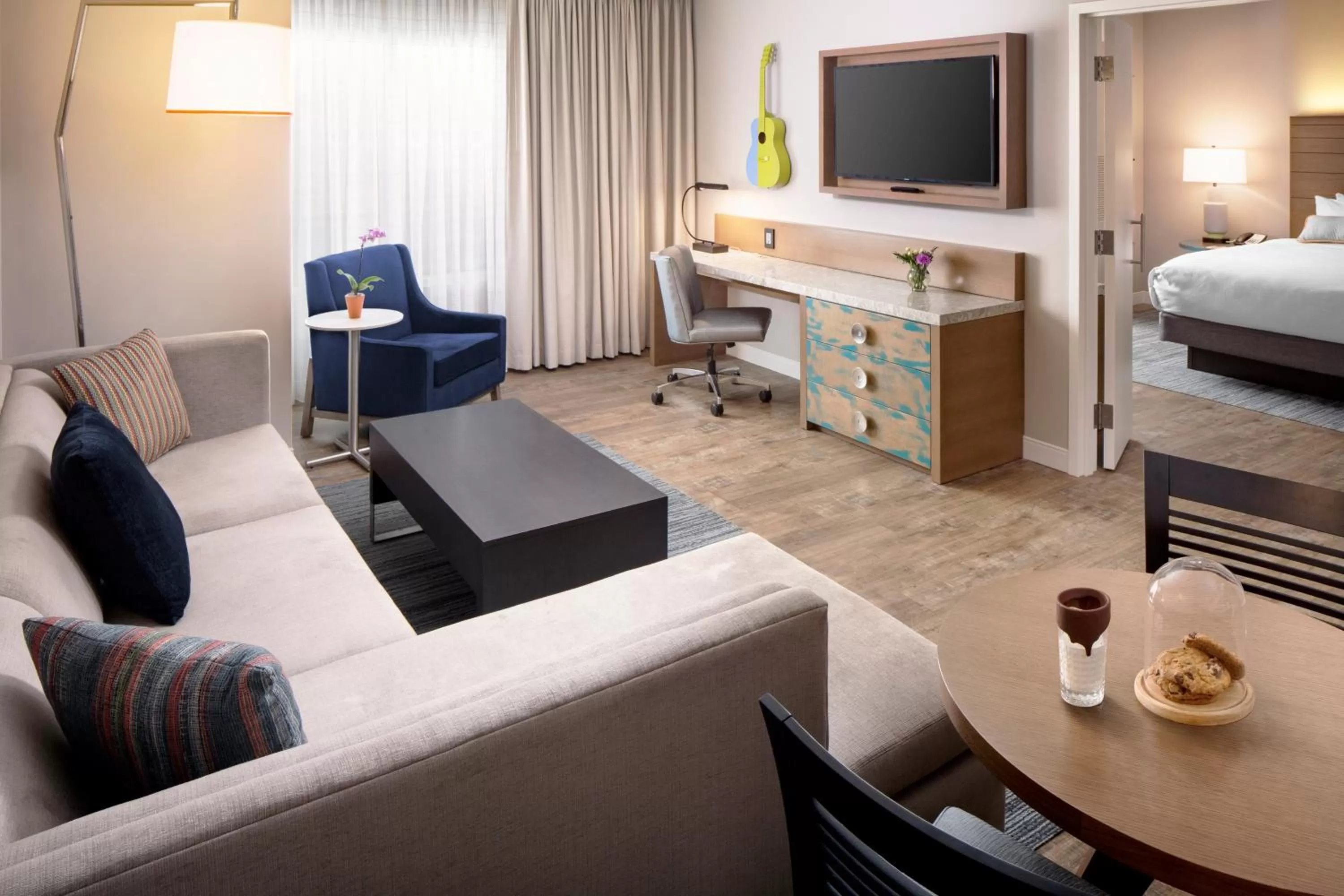 Photo of the whole room, Bed in Hotel Indigo Gainesville-Celebration Pointe by IHG