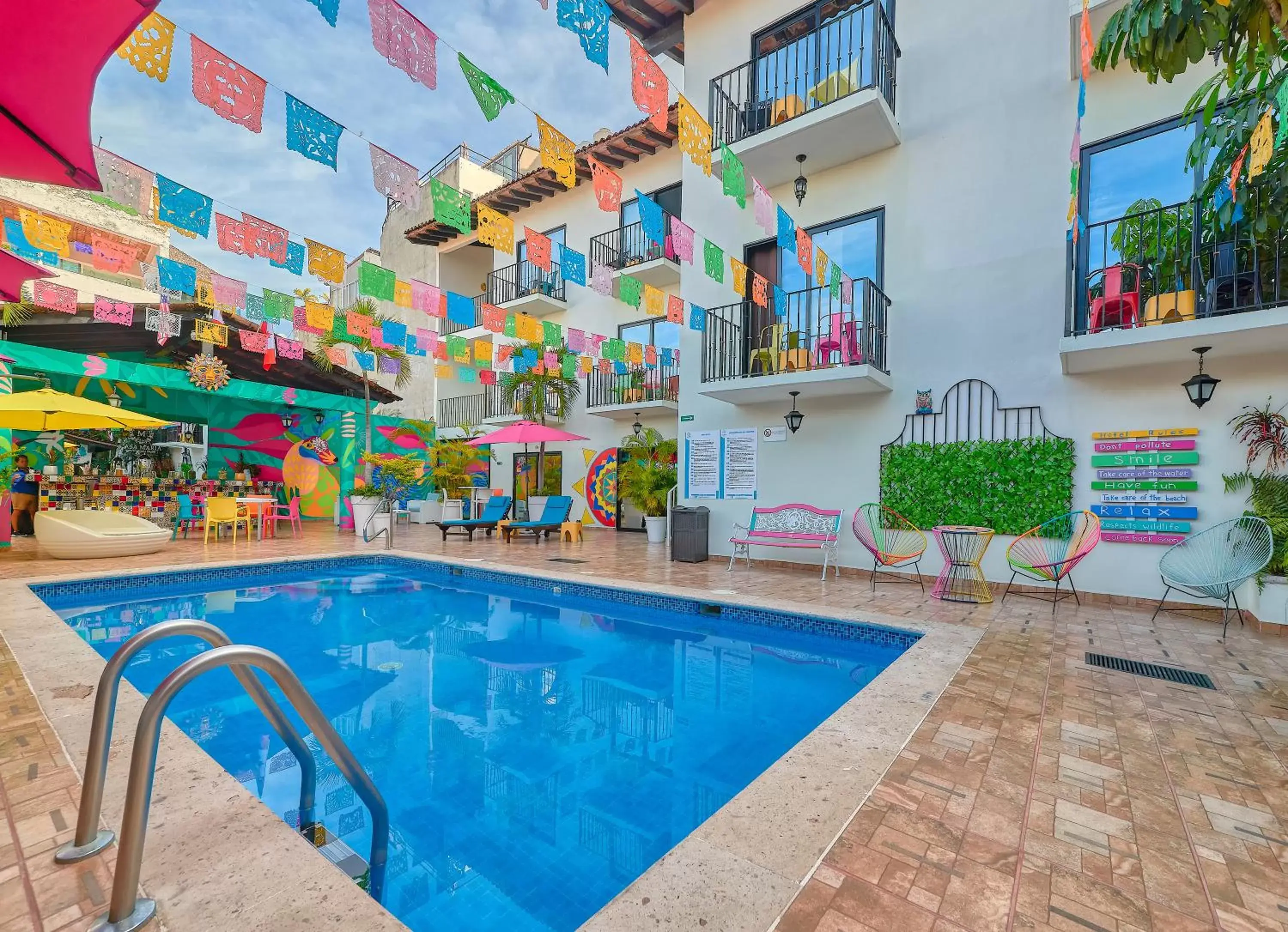 Swimming Pool in Casa Maria Hotel Boutique & Gallery Adults Only