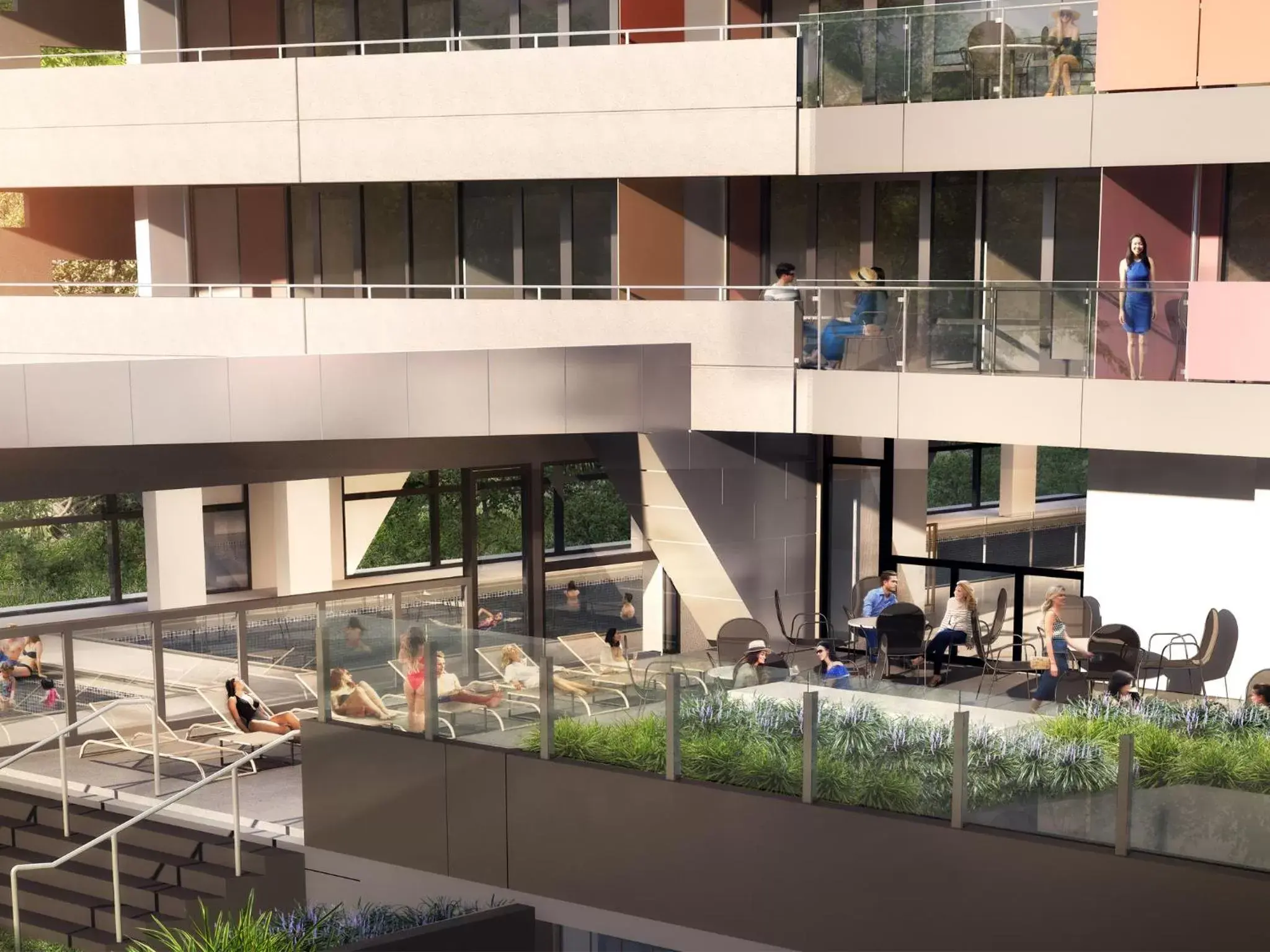 Swimming pool in The Branksome Hotel & Residences Swimming pool in The Branksome Hotel & Residences