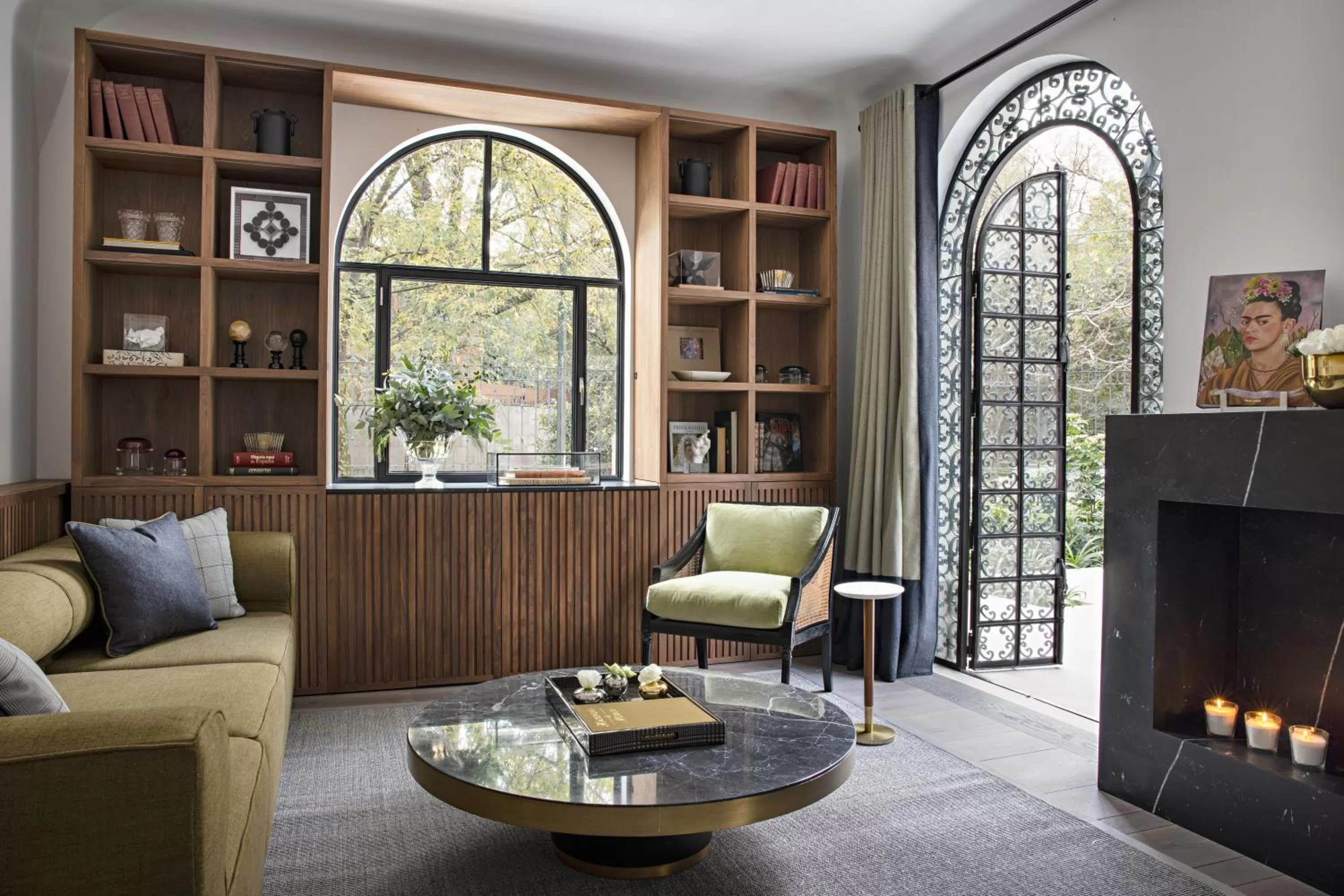 Library in Casa Polanco Hotel Boutique