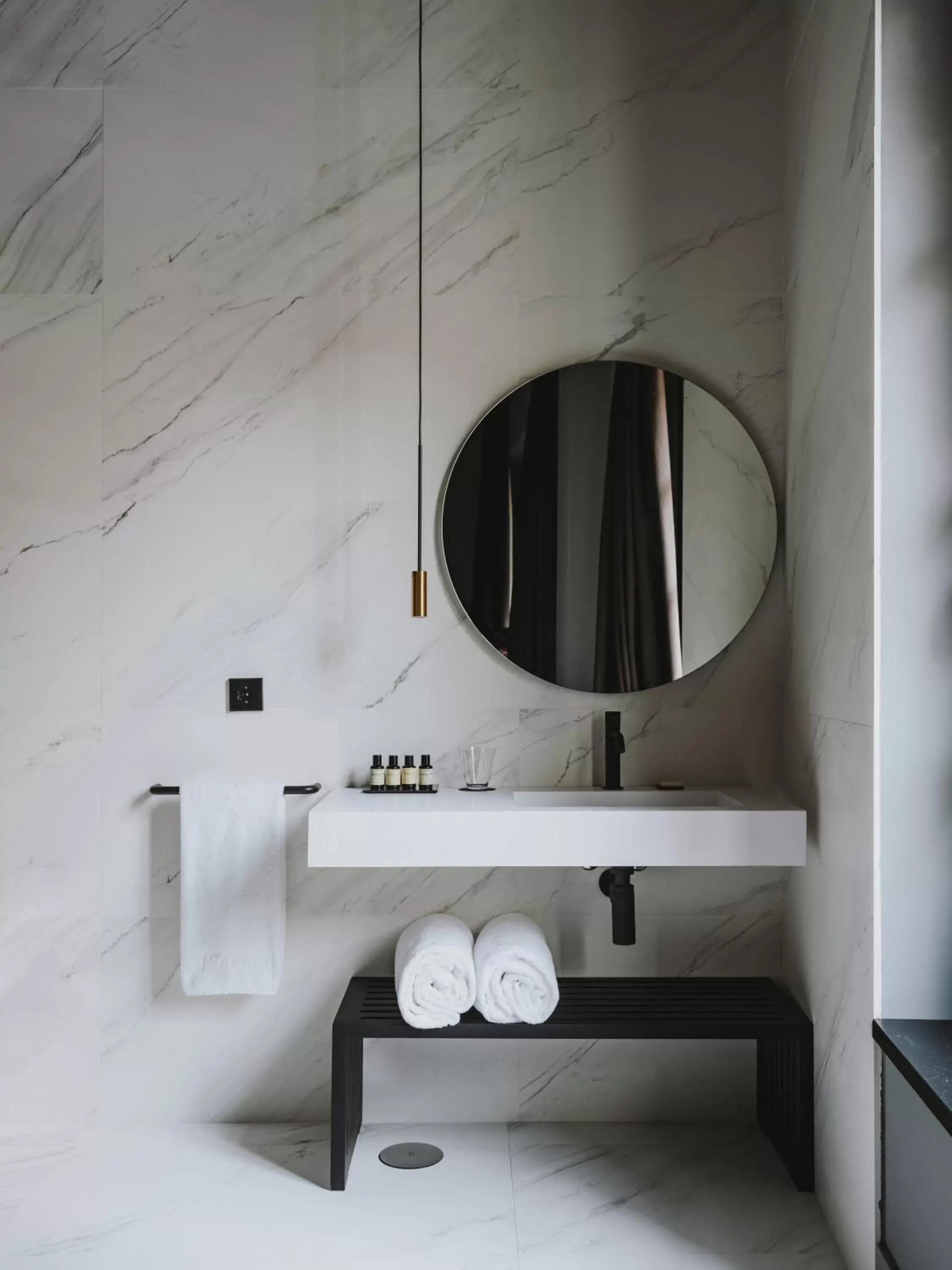 Decorative detail, Bathroom in El Môderne Hotel