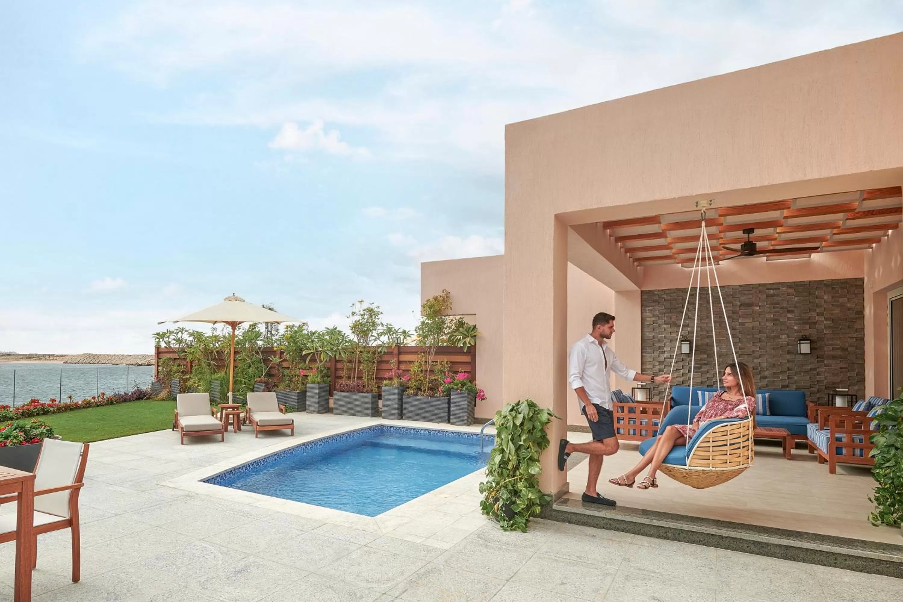 Swimming pool in Four Seasons Hotel Alexandria At San Stefano