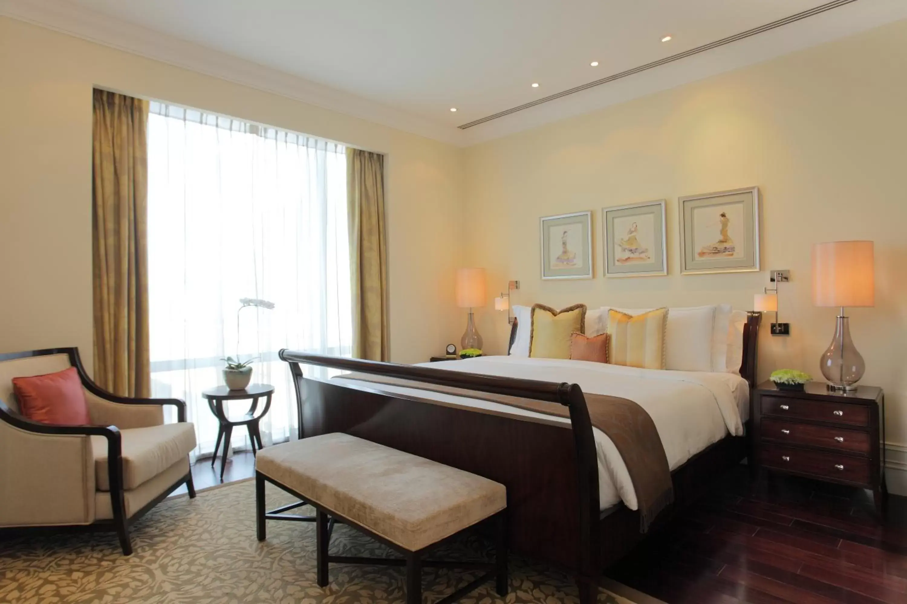 Bedroom, Bed in Raffles Makati
