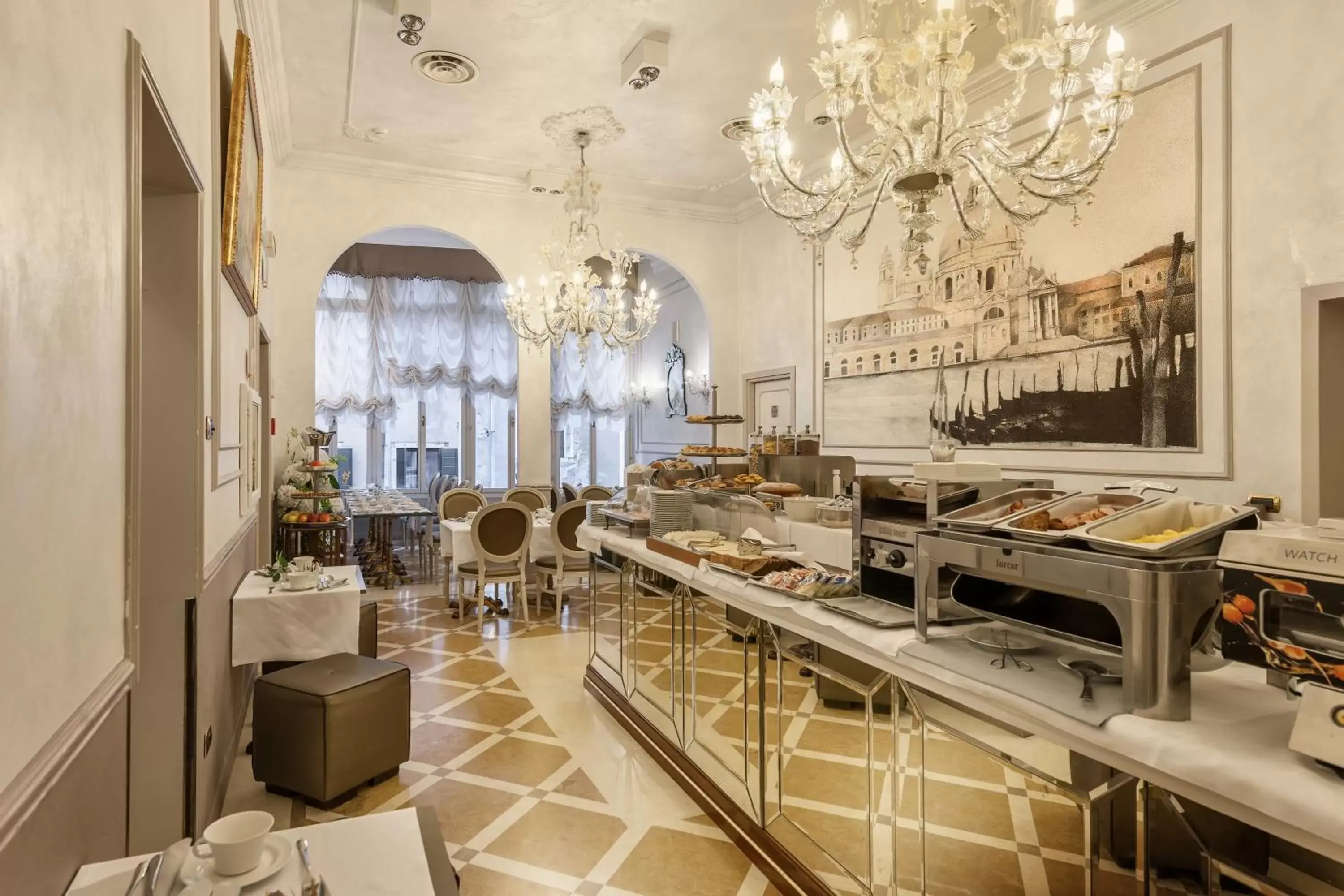 American breakfast in Hotel Ca' dei Conti American breakfast in Hotel Ca' dei Conti