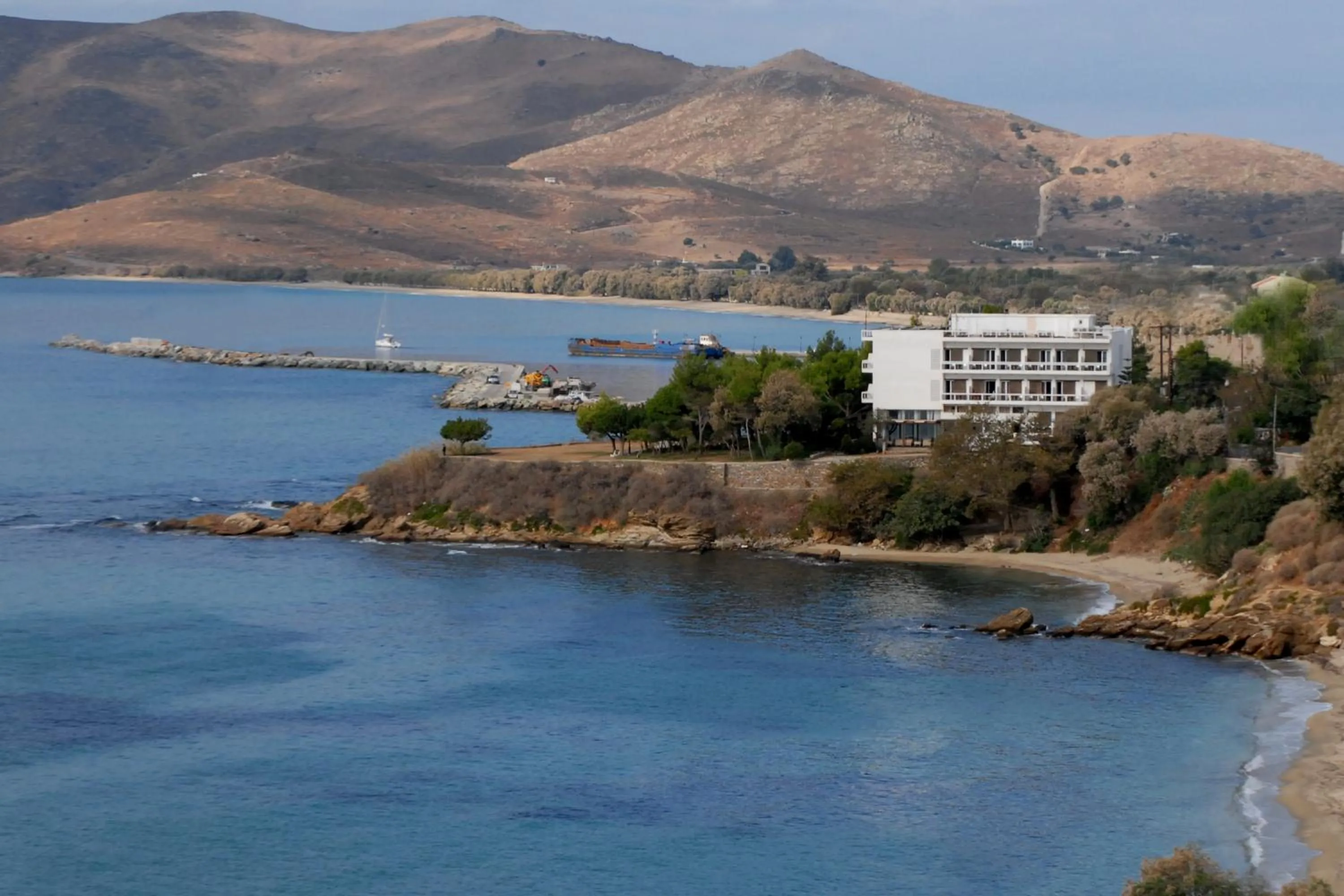 Bird's eye view in Karystion Hotel