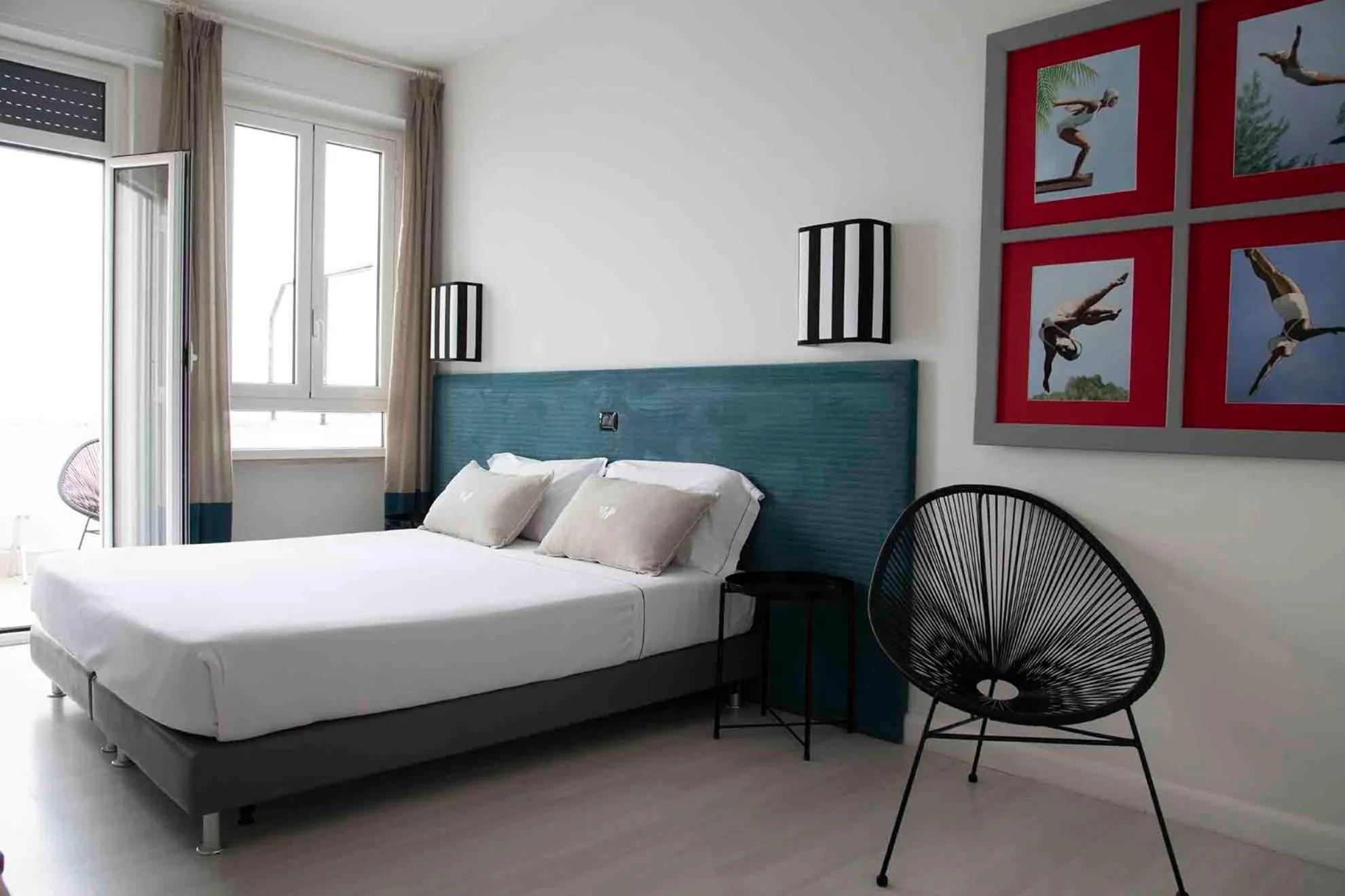 Bed in Villa delle Palme