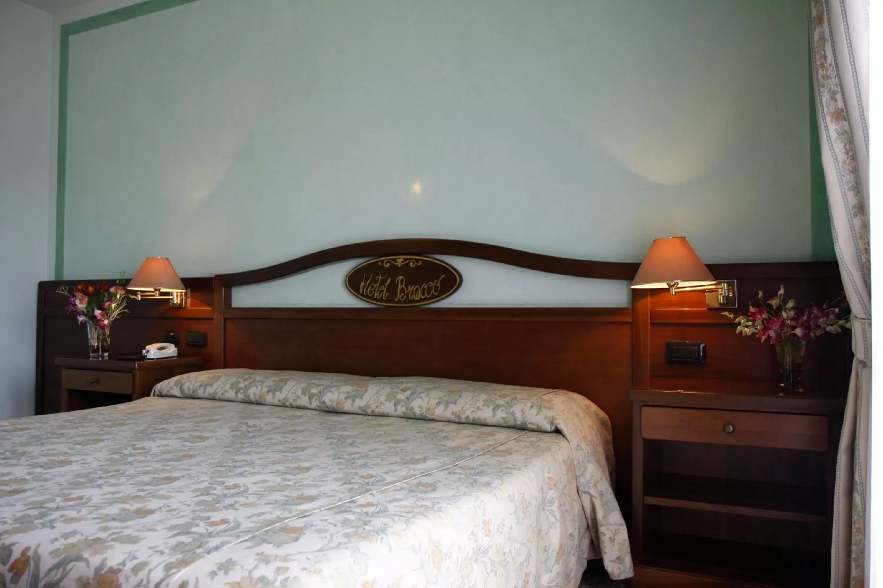 Bed in Hotel Bracco