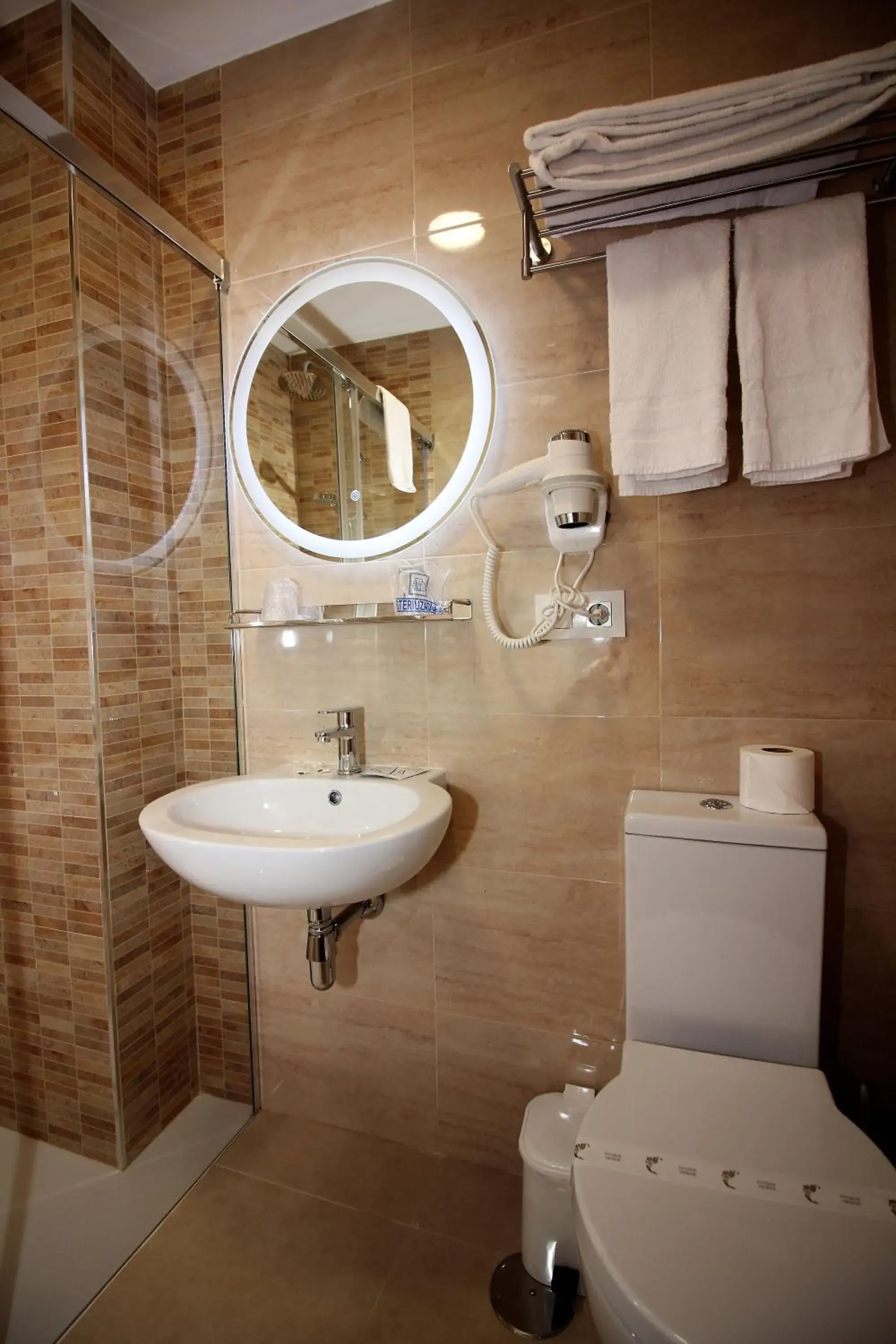 Decorative detail, Bathroom in Hotel Vilagarcia