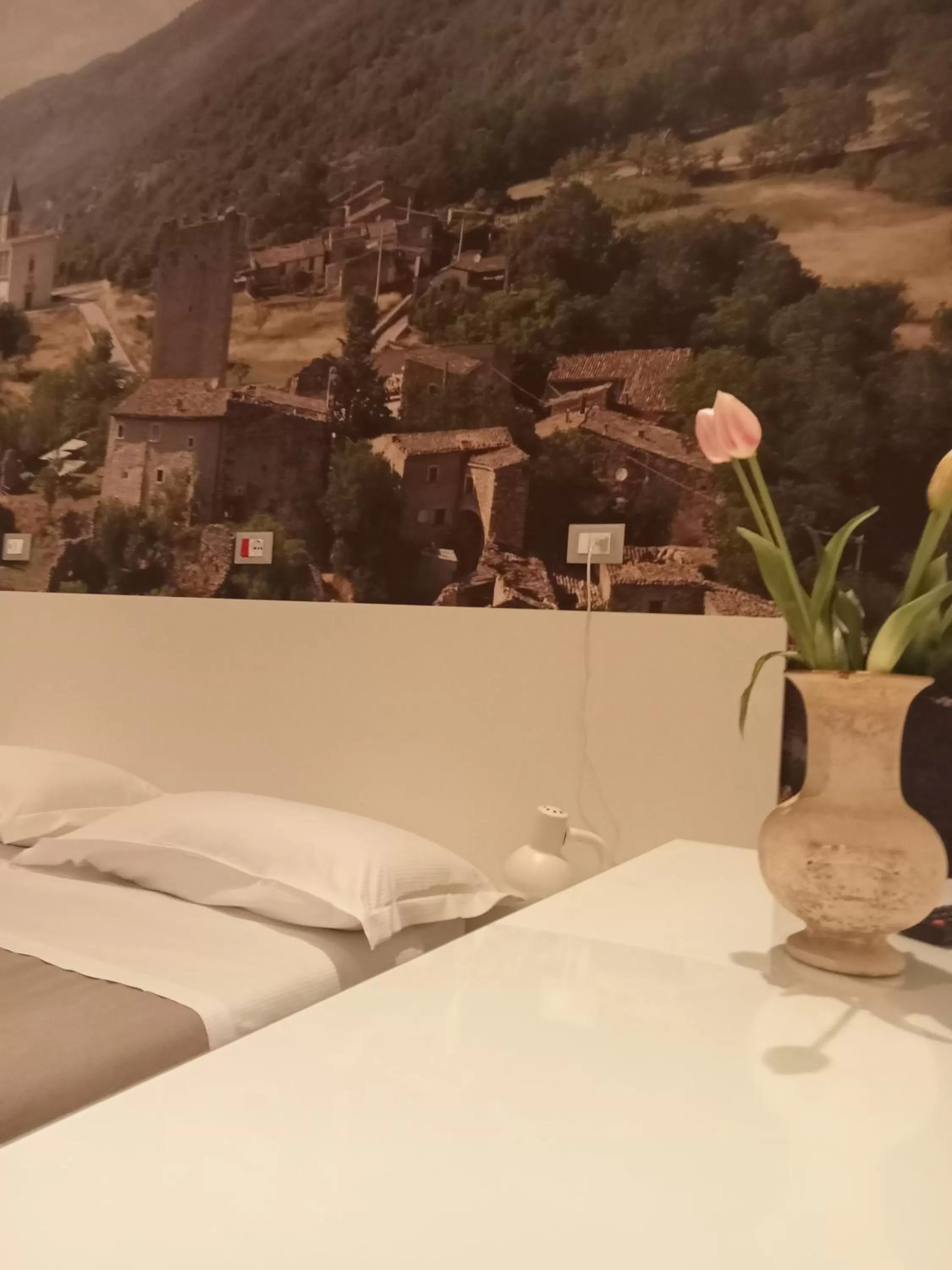 Bed in Hotel Porta Rivera