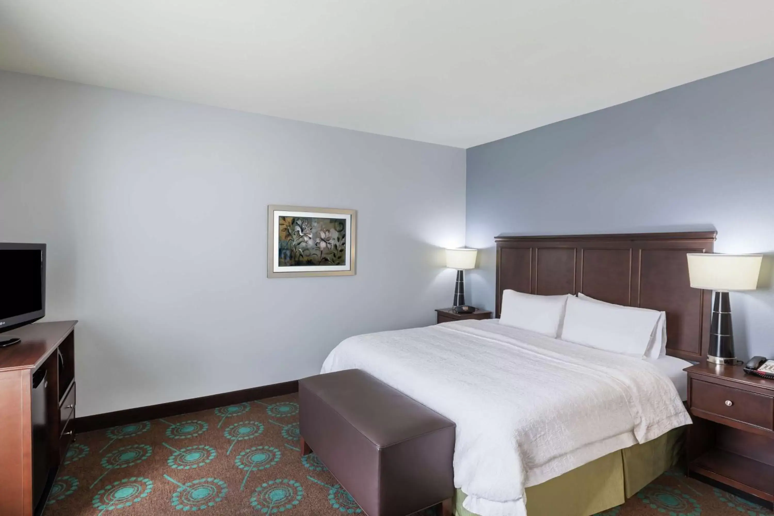 Bedroom, Bed in Hampton Inn & Suites Shreveport/Bossier City at Airline Drive