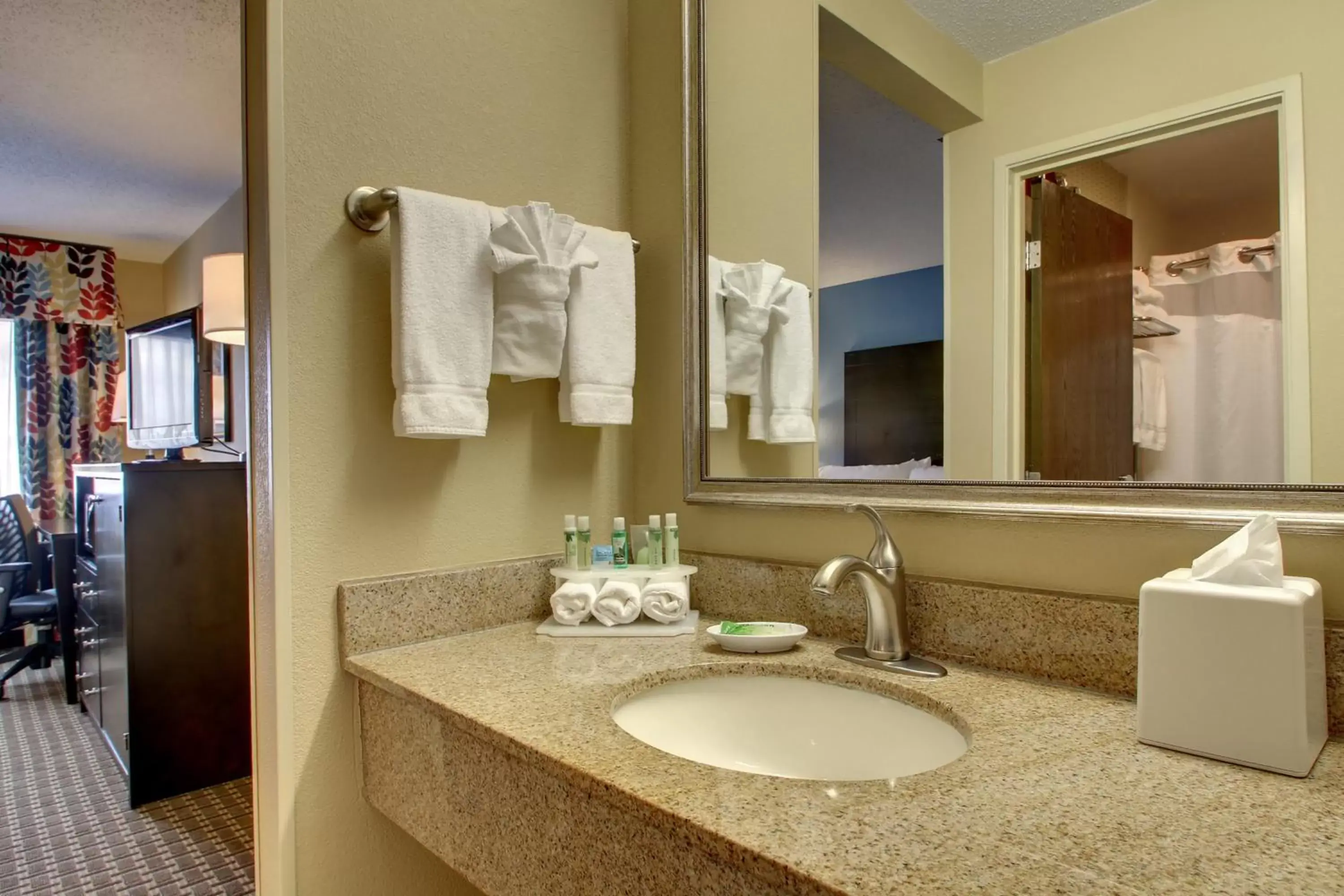 Bathroom in Holiday Inn Express Hotel Fort Campbell-Oak Grove, an IHG Hotel