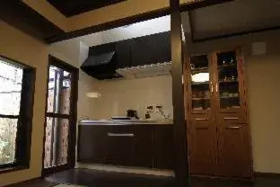 Kitchen/Kitchenette in Kohaku an Machiya House