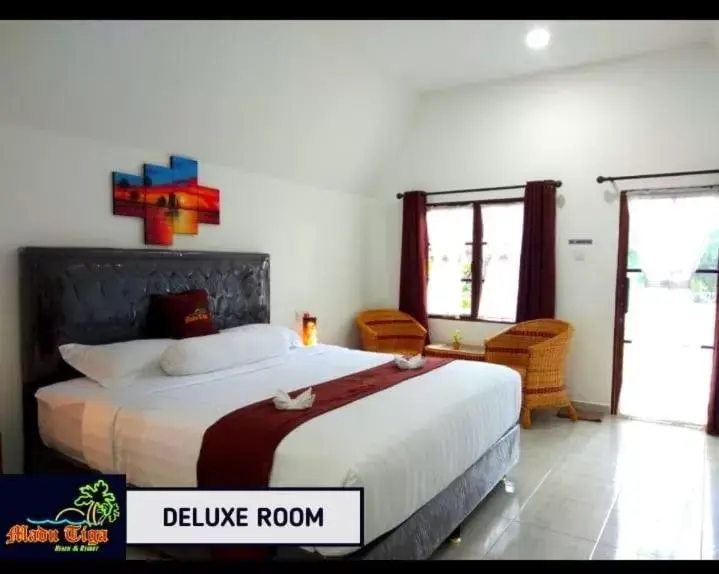 Bungalow with Garden View in Madu Tiga Beach and Resort Bungalow with Garden View in Madu Tiga Beach and Resort