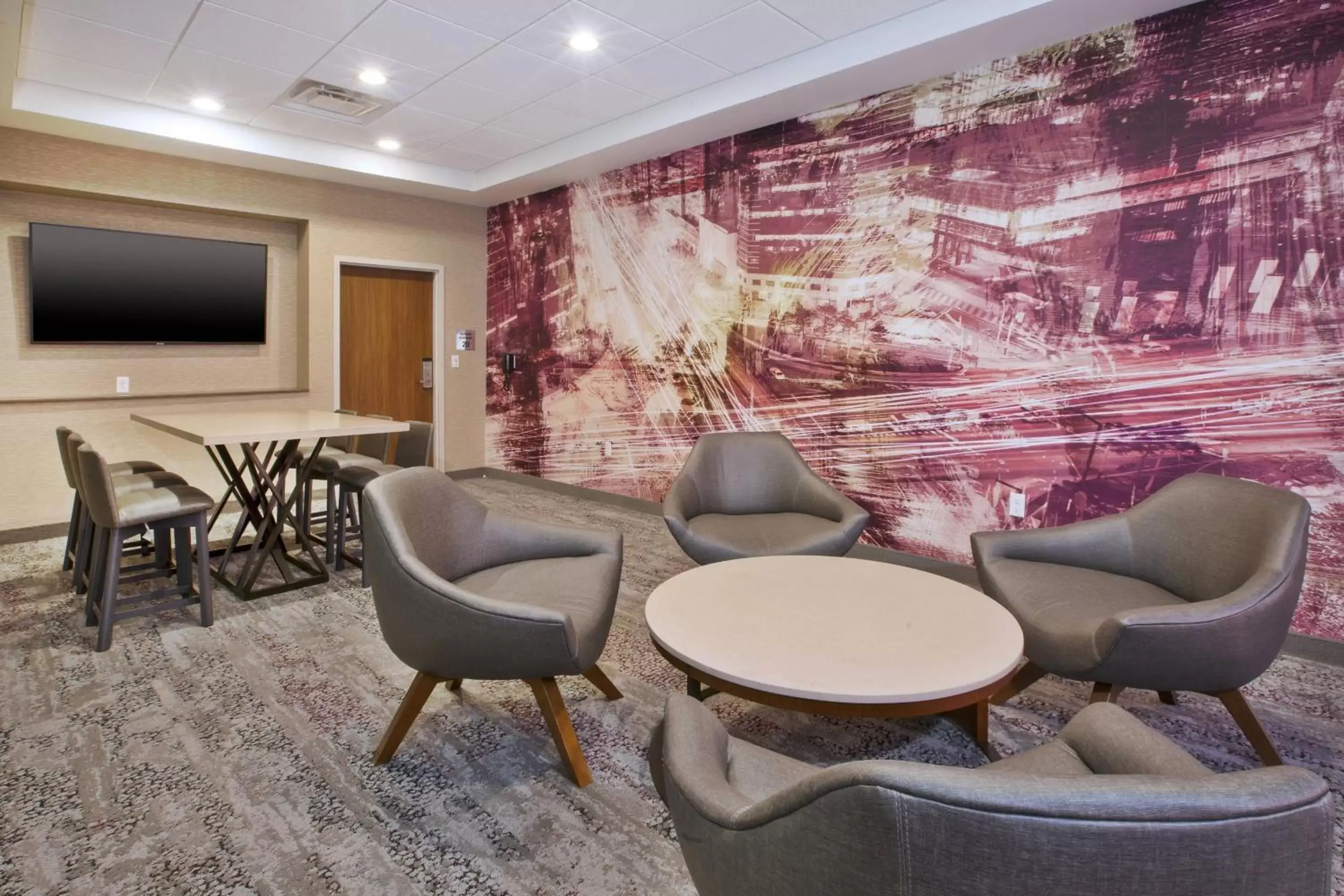Business facilities, Seating Area in Courtyard by Marriott St. Joseph-Benton Harbor