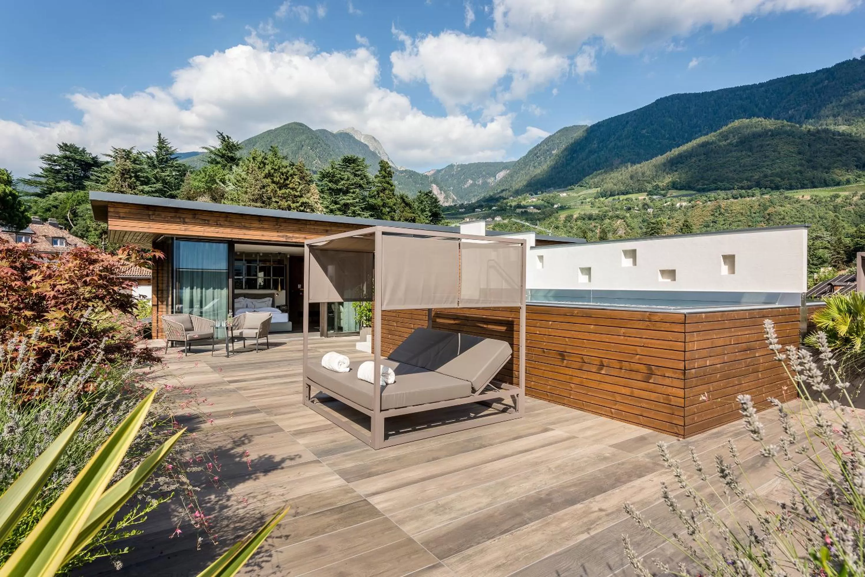 Balcony/Terrace in Hotel Ansitz Plantiz