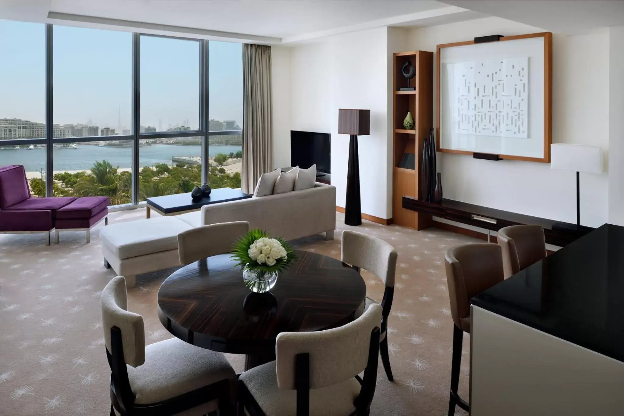 Bedroom, Dining Area in InterContinental Residence Suites Dubai Festival City, an IHG Hotel