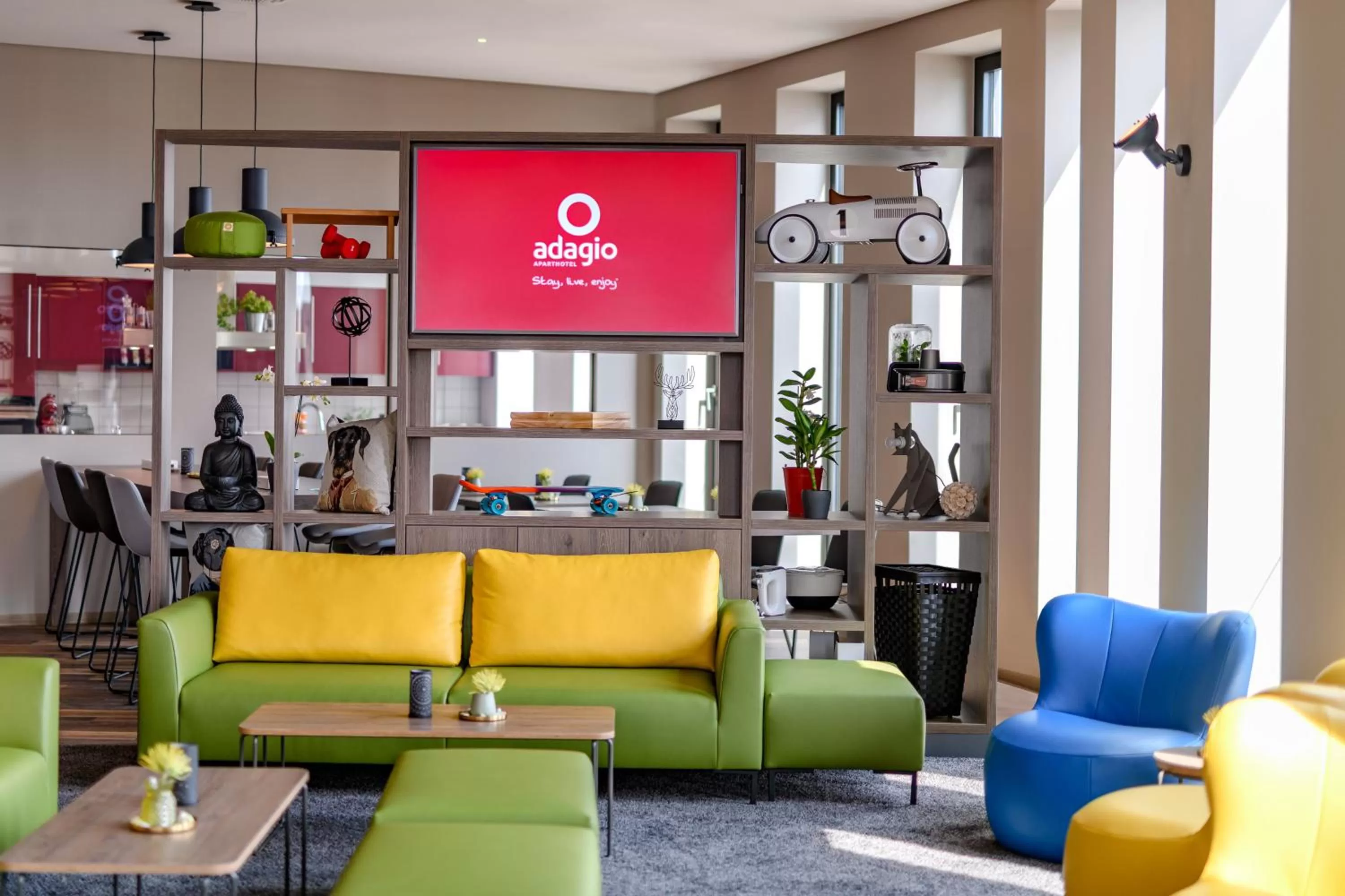 Lounge or bar in Aparthotel Adagio Bremen City