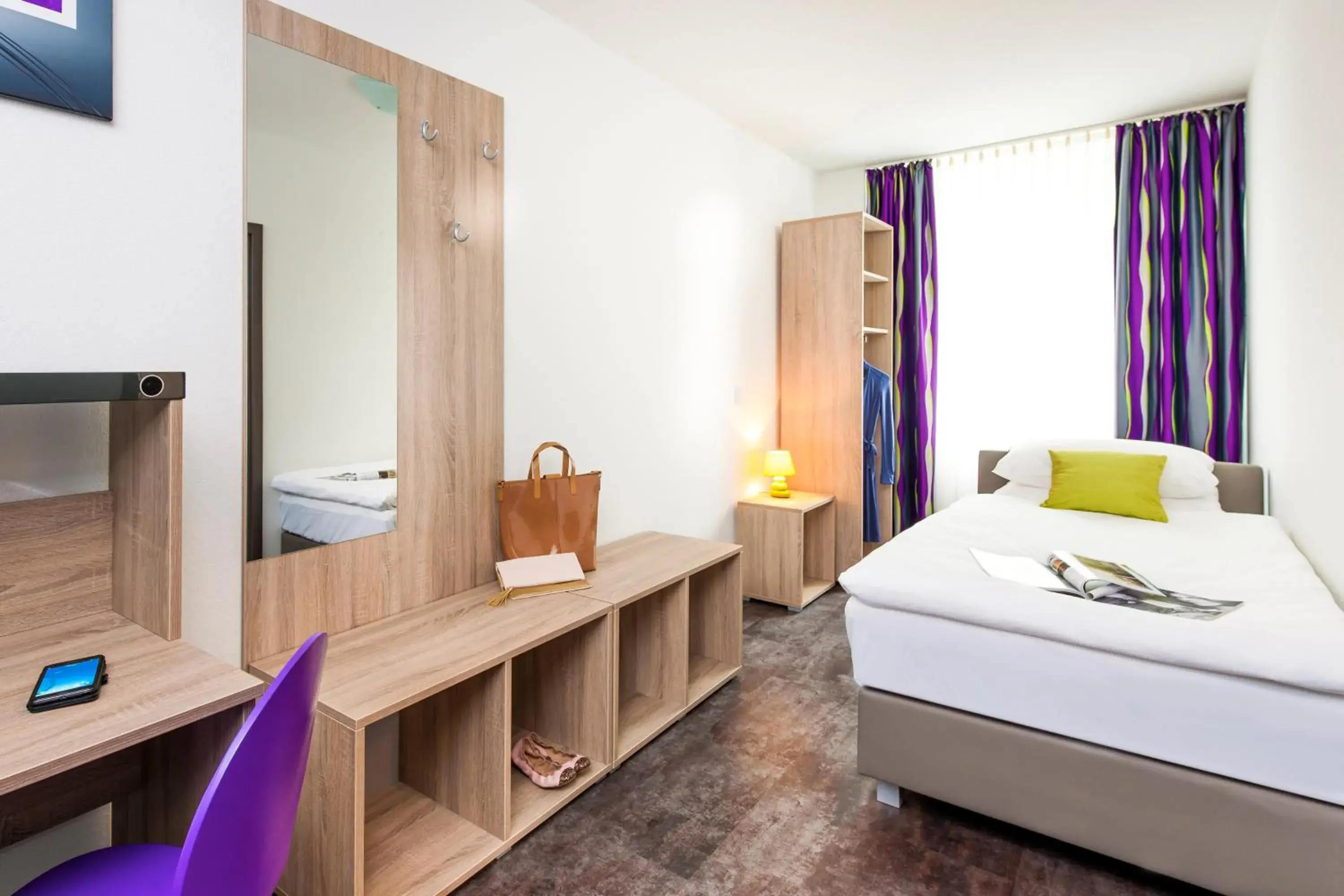 Bedroom, Bed in ibis Styles Arnsberg Sauerland