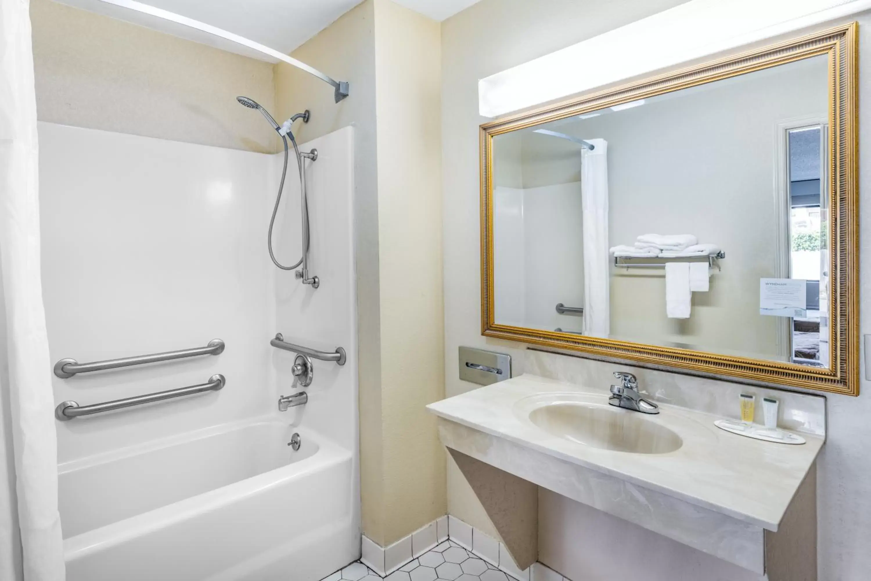 Shower, Bathroom in Days Inn by Wyndham Macon I-475