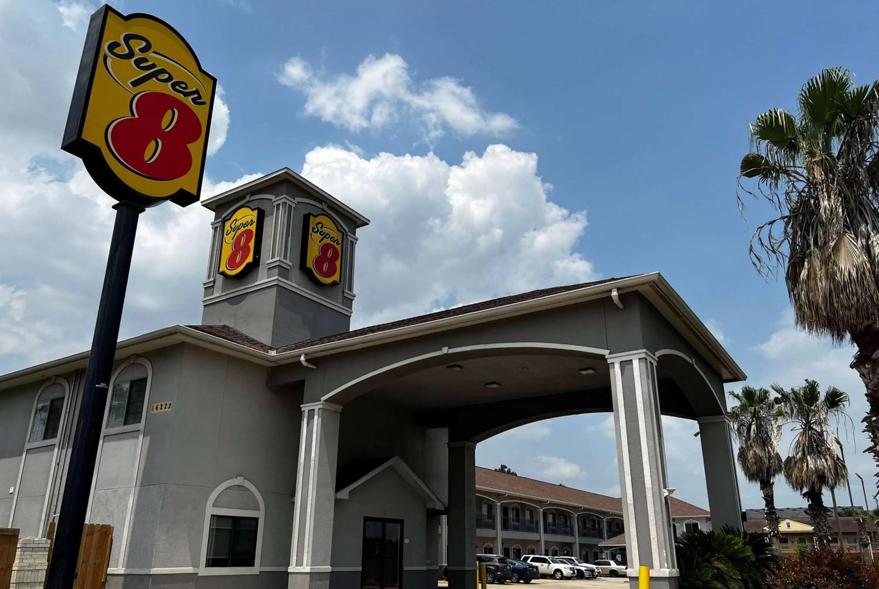 Property building in Super 8 by Wyndham Houston North I-45