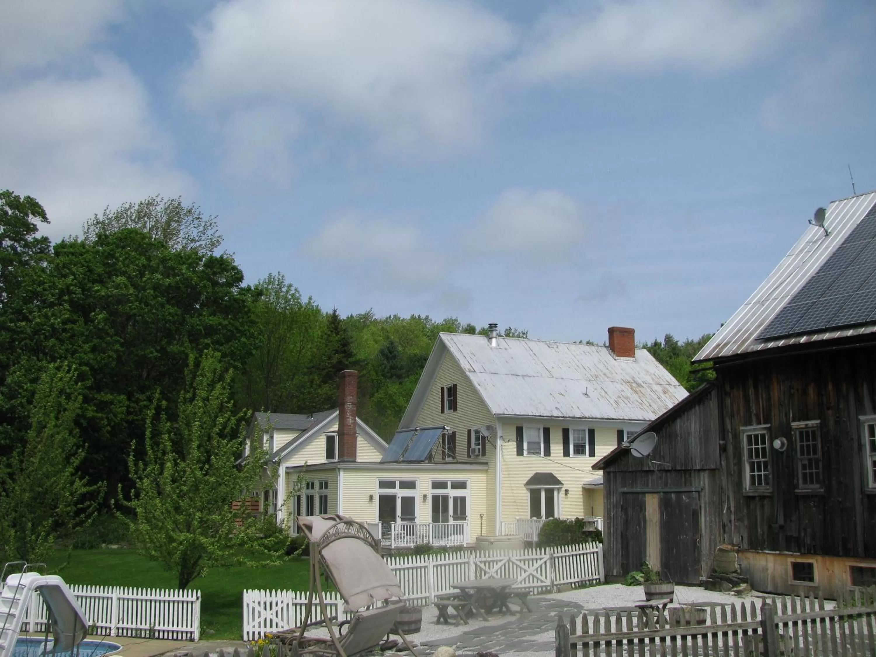 Patio in Inn at Buck Hollow Farm