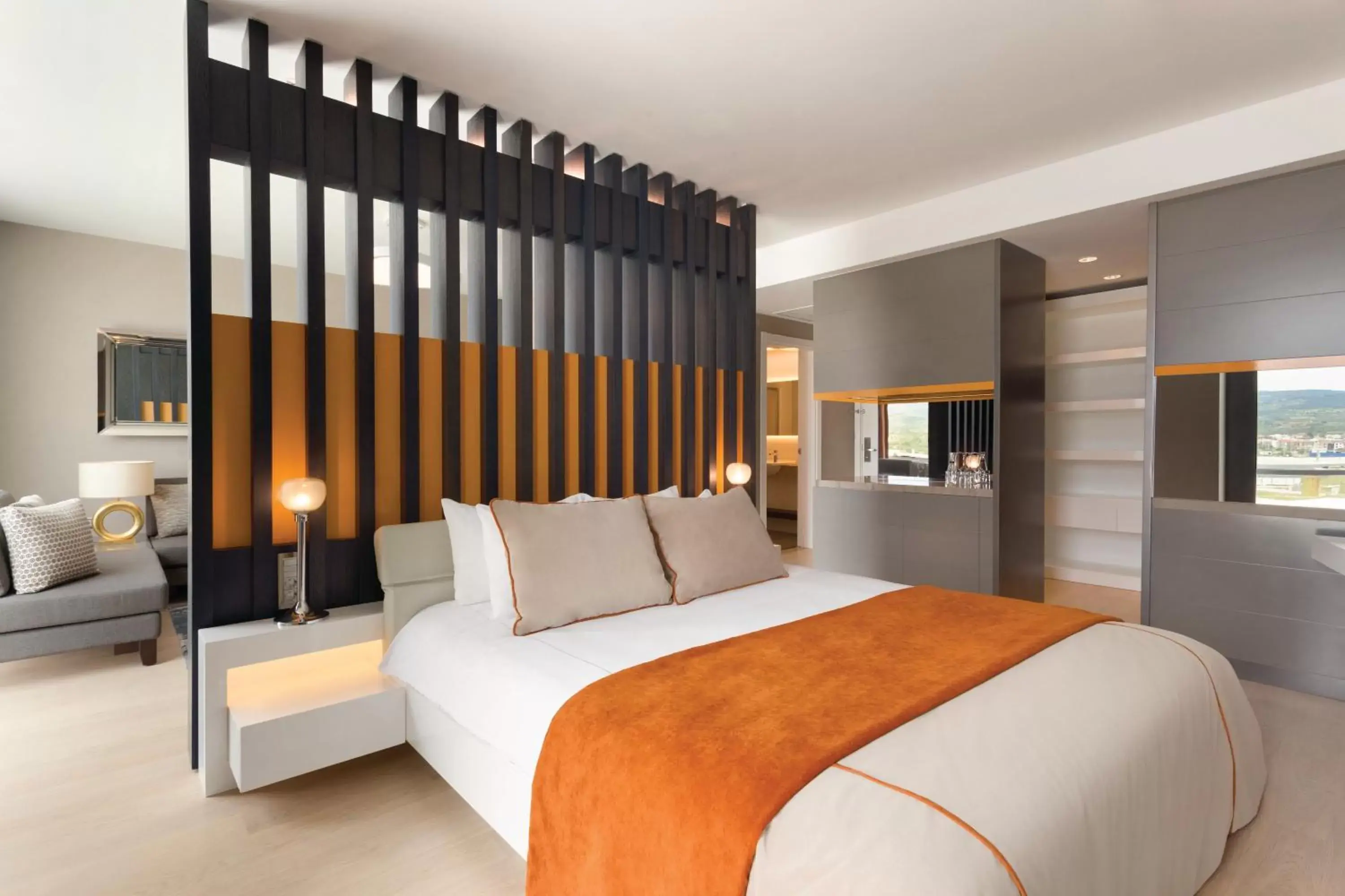 Bedroom, Bed in Ramada Hotel & Suites by Wyndham Izmir Kemalpasa