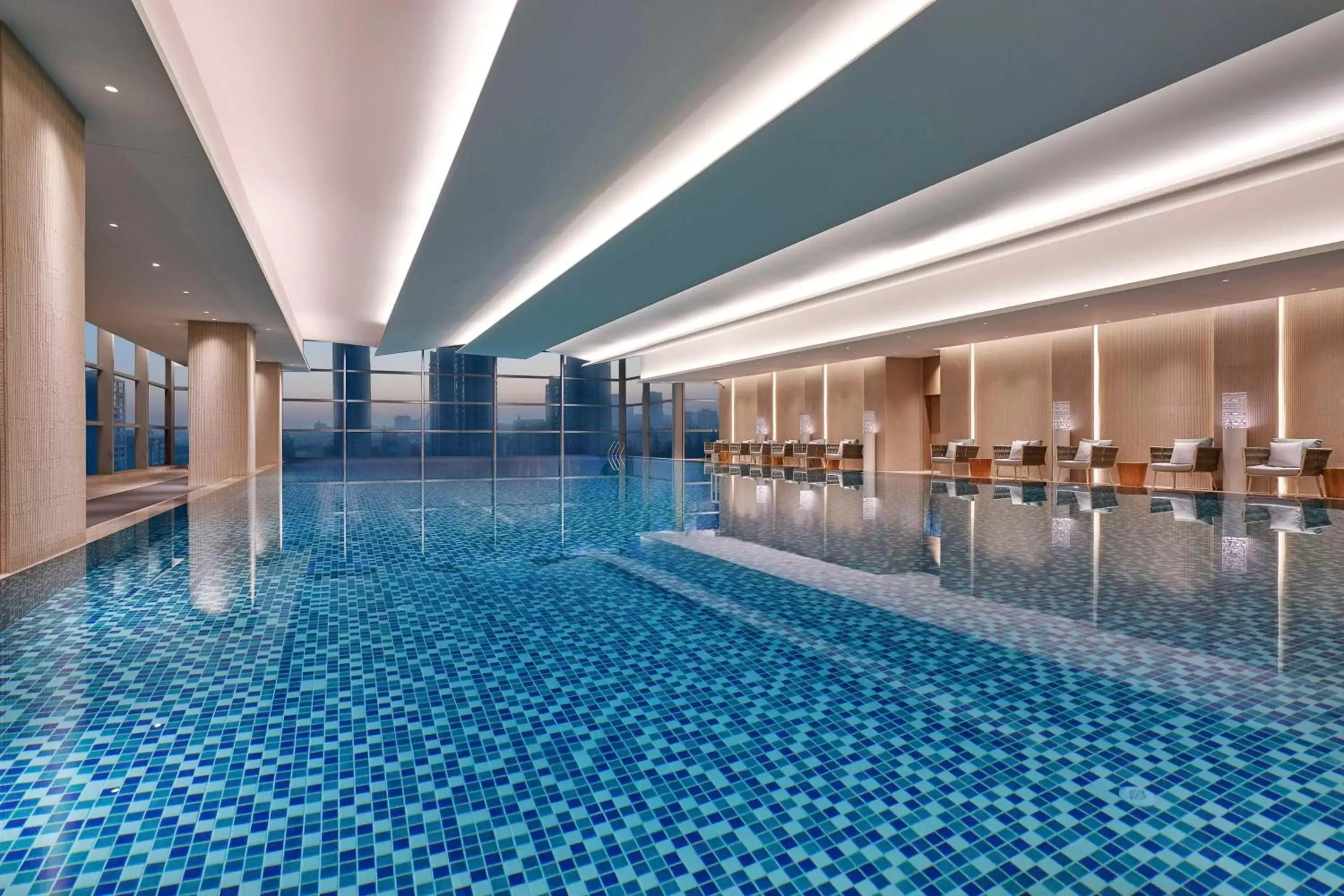 Pool view, Swimming Pool in Kempinski Hotel Nanjing