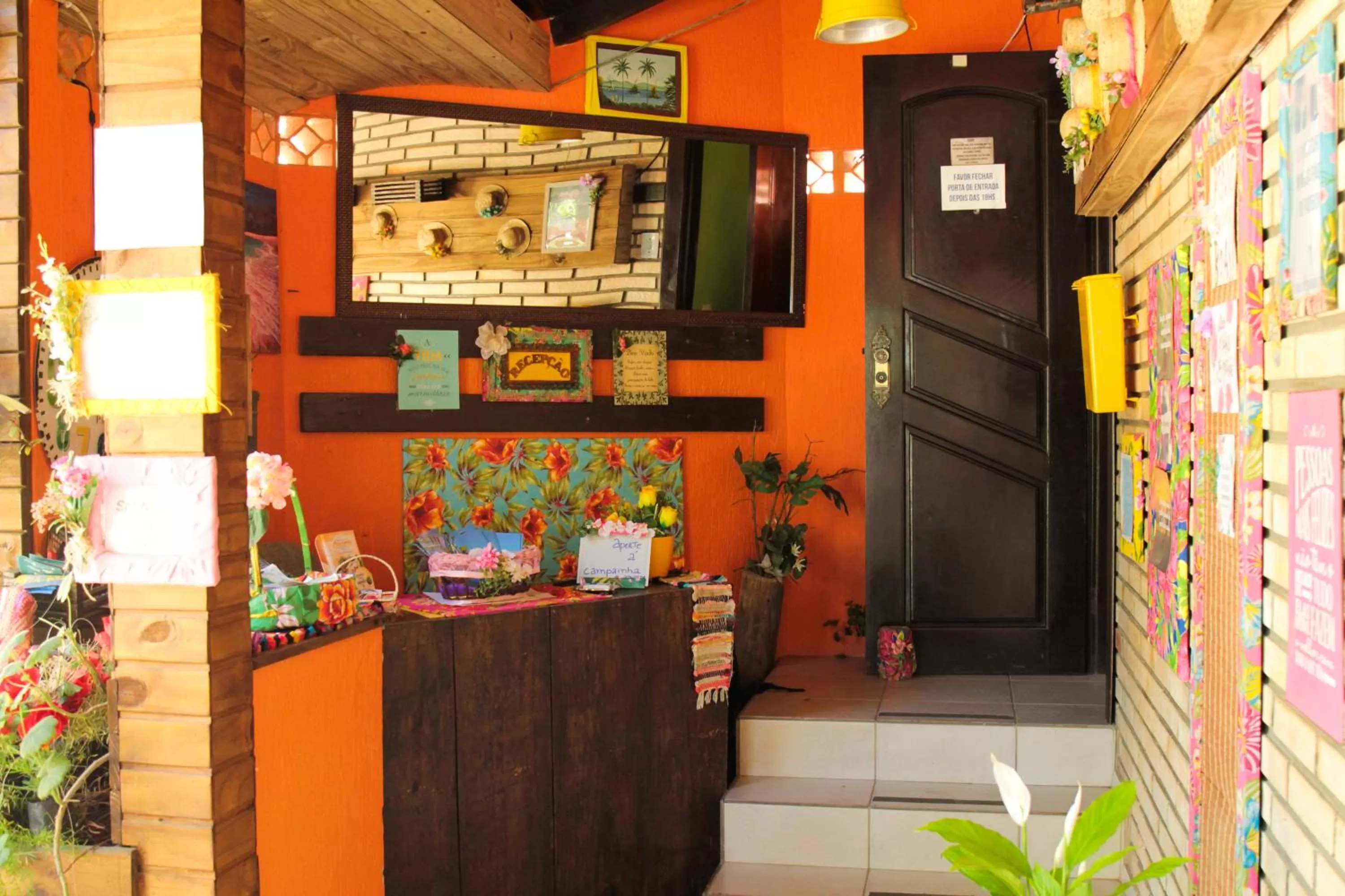 Lobby or reception in Pousada OceAnas Frente Mar Estaleiro