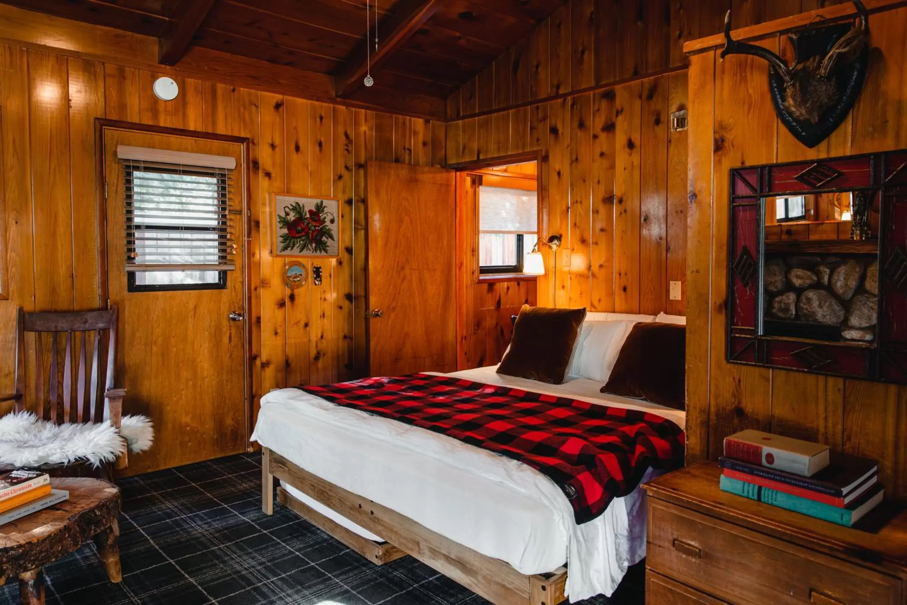 Bed in The Fireside Inn