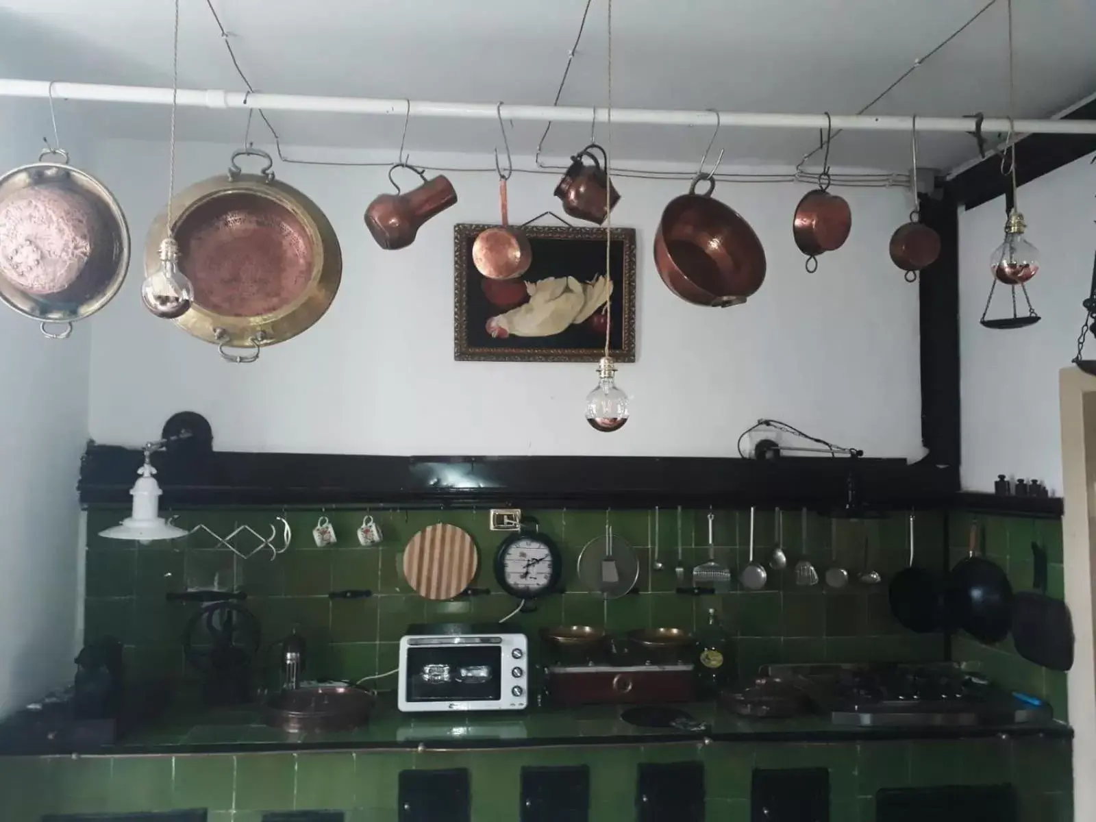 Communal kitchen in Casato Lioy