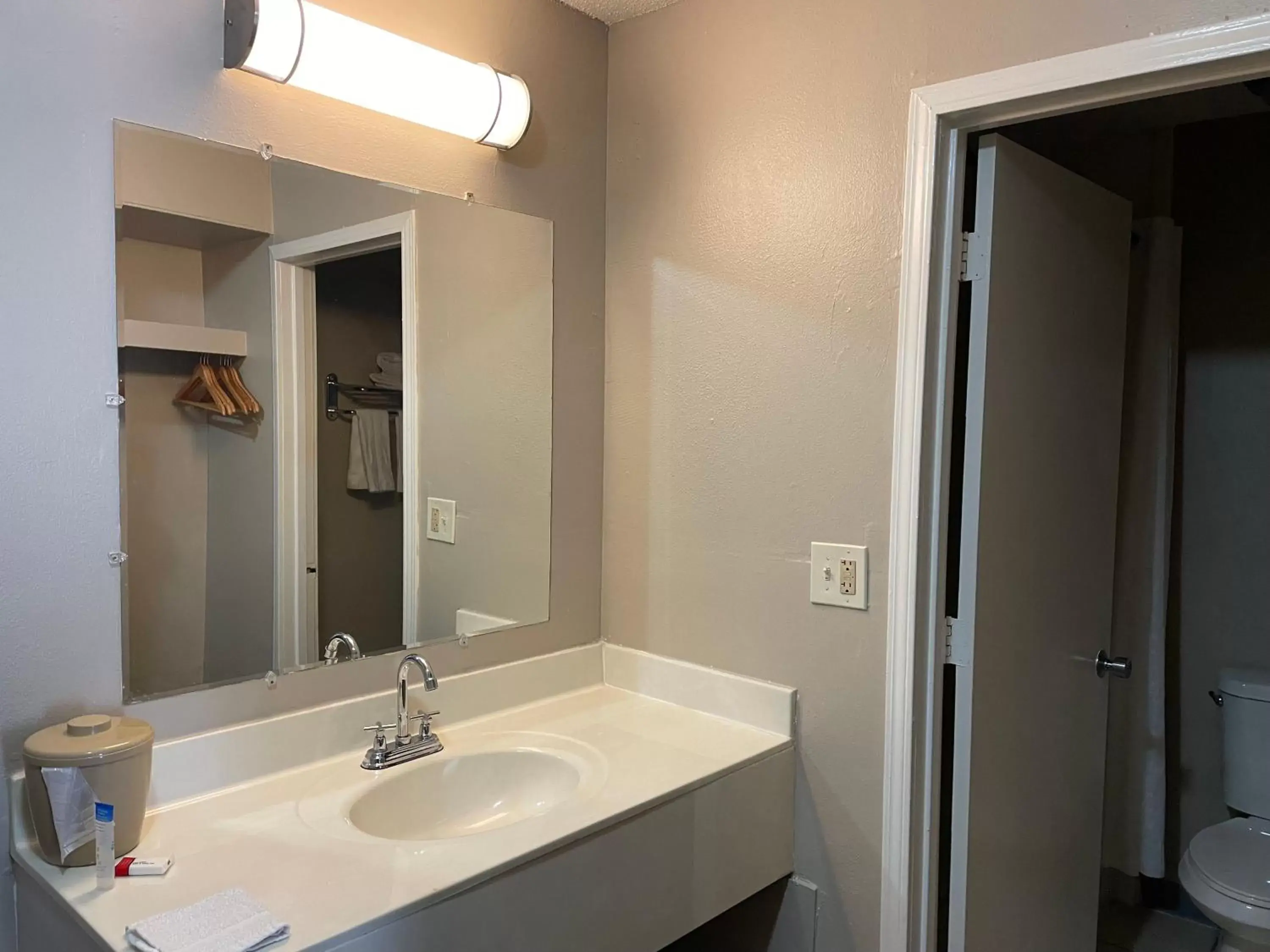 Bathroom in Super 8 by Wyndham Junction City