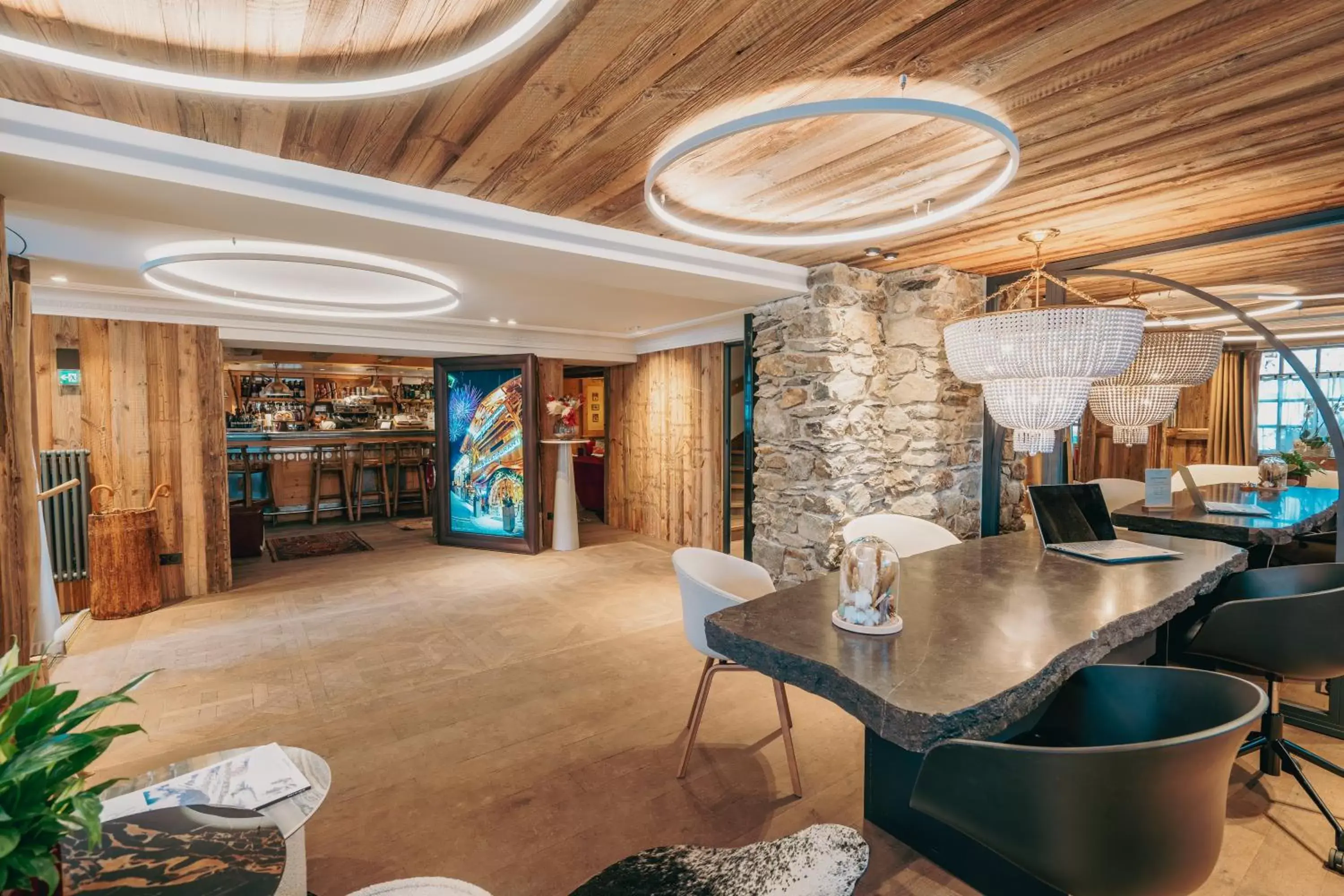 Lobby or reception in Chalet Mounier