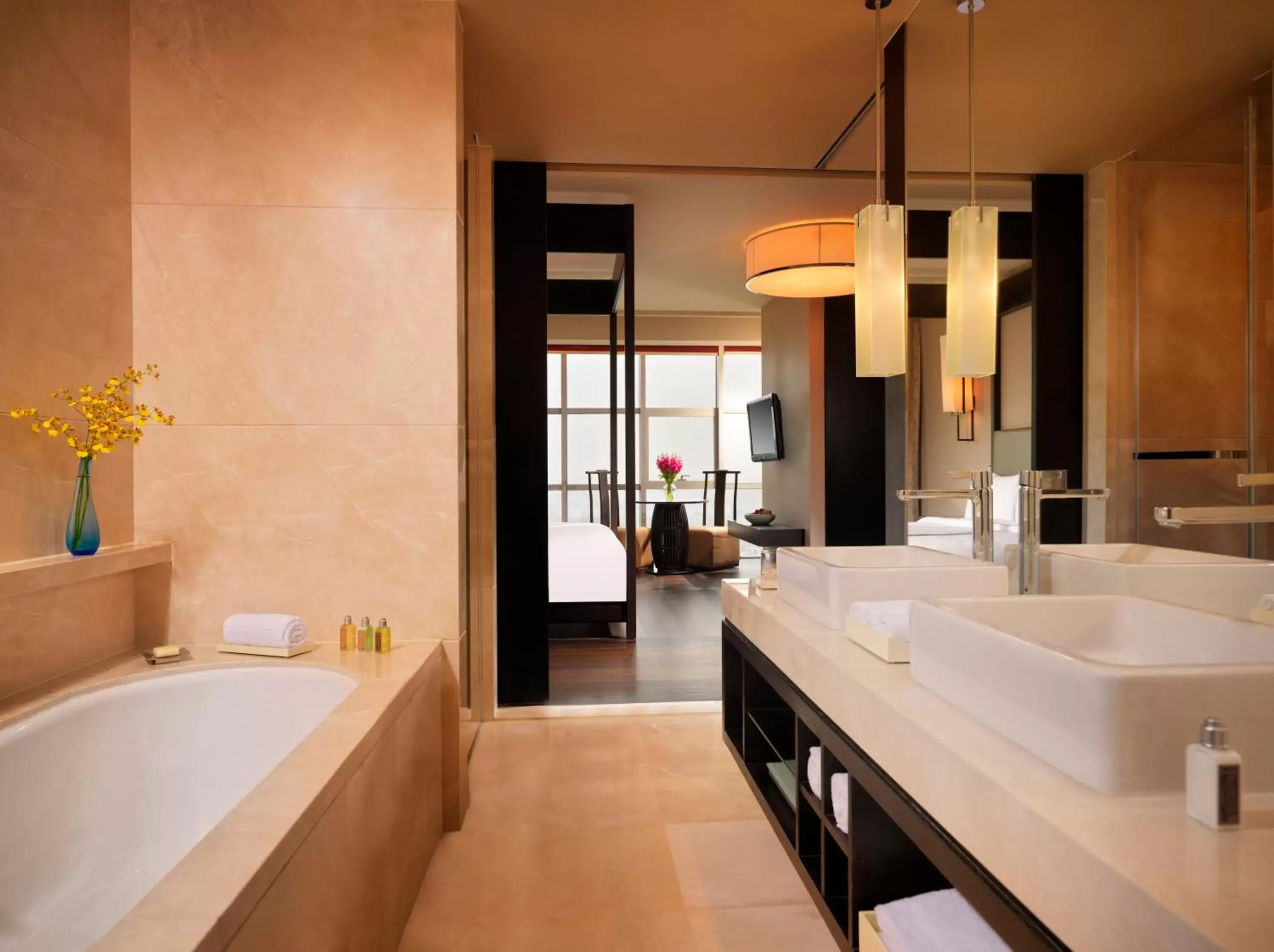 Bathroom in Himalayas Hotel Shanghai Bathroom in Himalayas Hotel Shanghai