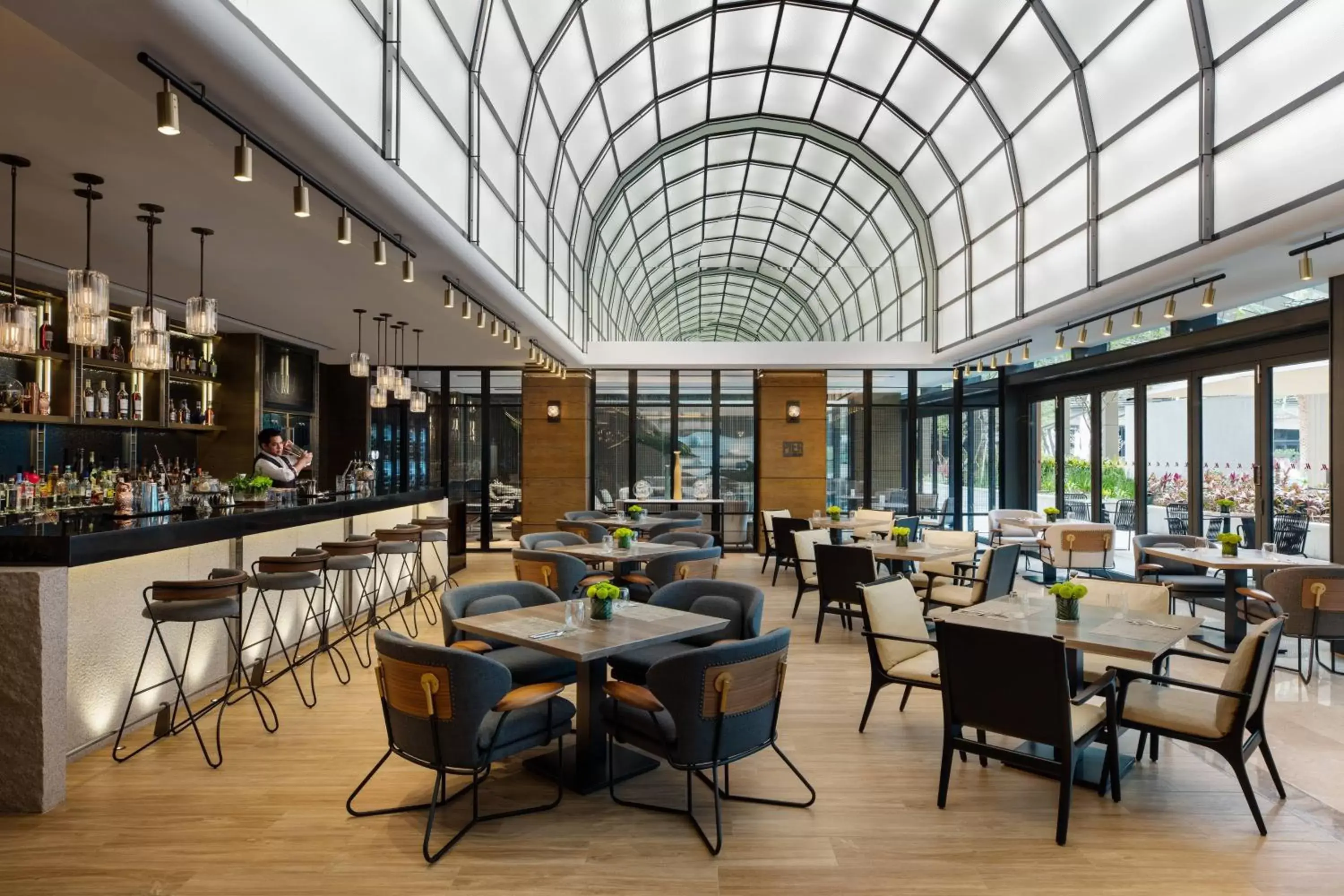 Lounge or bar, Restaurant/Places to Eat in Hong Kong Ocean Park Marriott Hotel