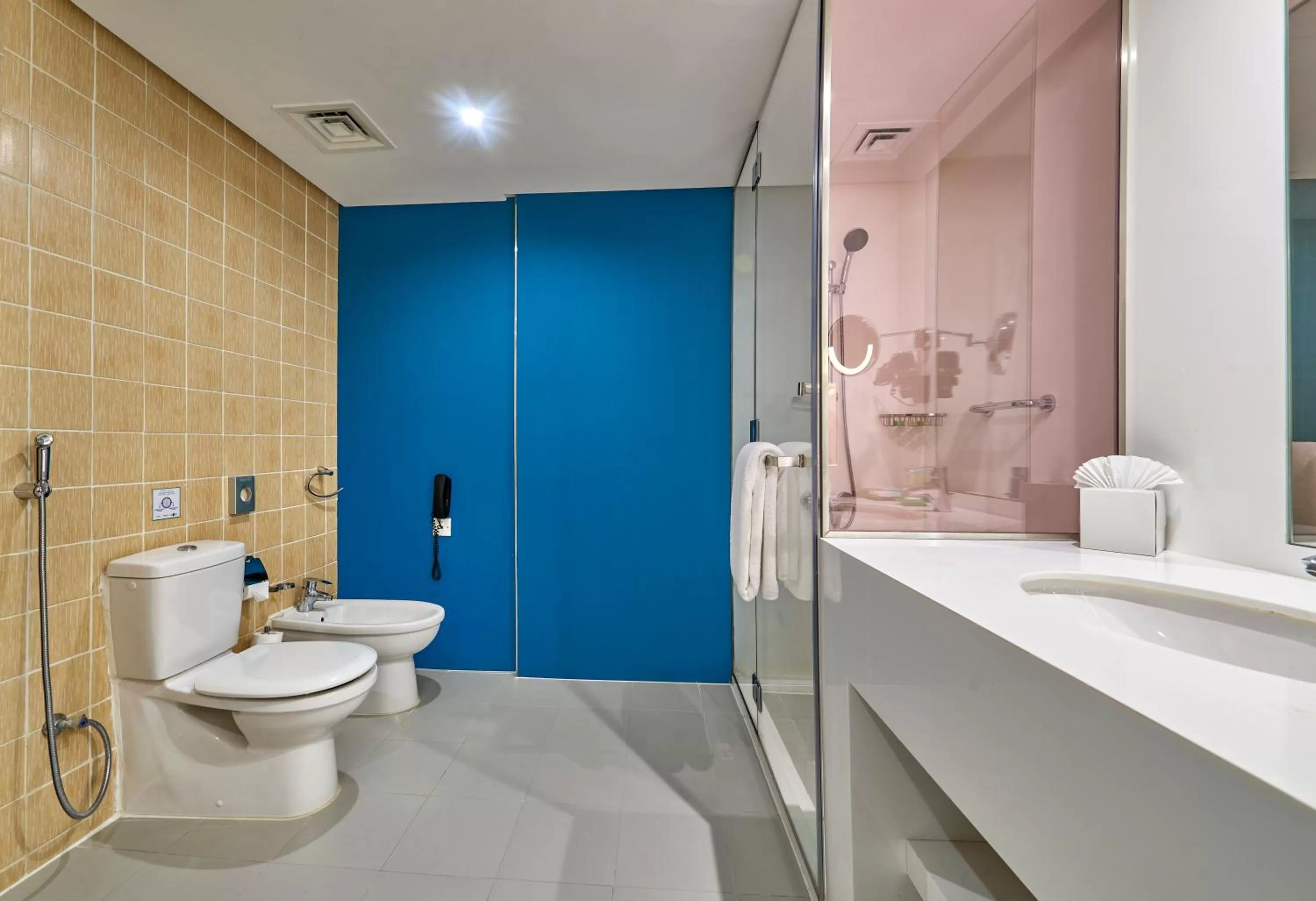 Bathroom in Ramada Hotel, Suites and Apartments by Wyndham Dubai JBR