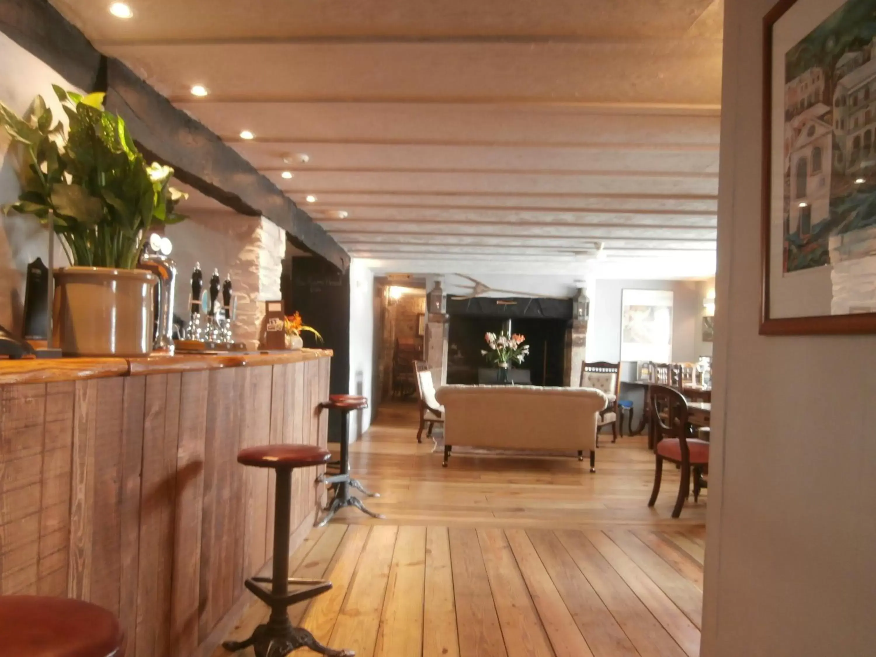 Lounge or bar, Lobby/Reception in Rams Head Inn