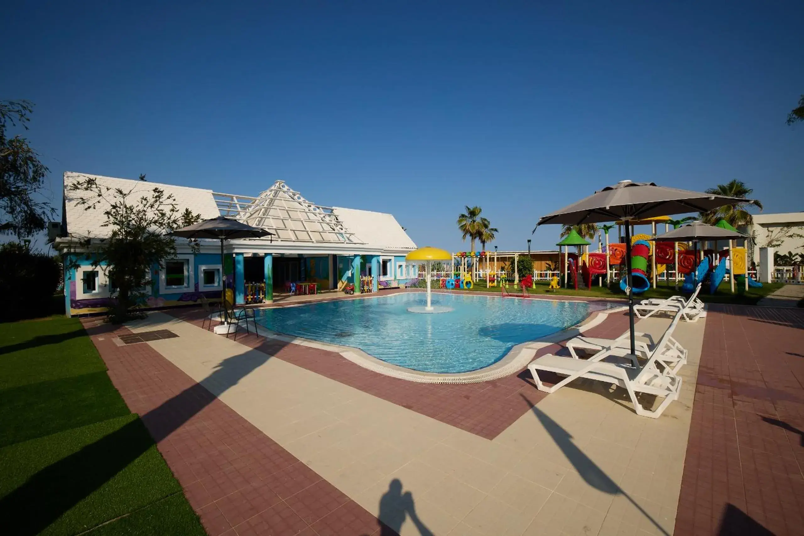 Children play ground, Swimming Pool in Royal Diwa Tekirova Resort