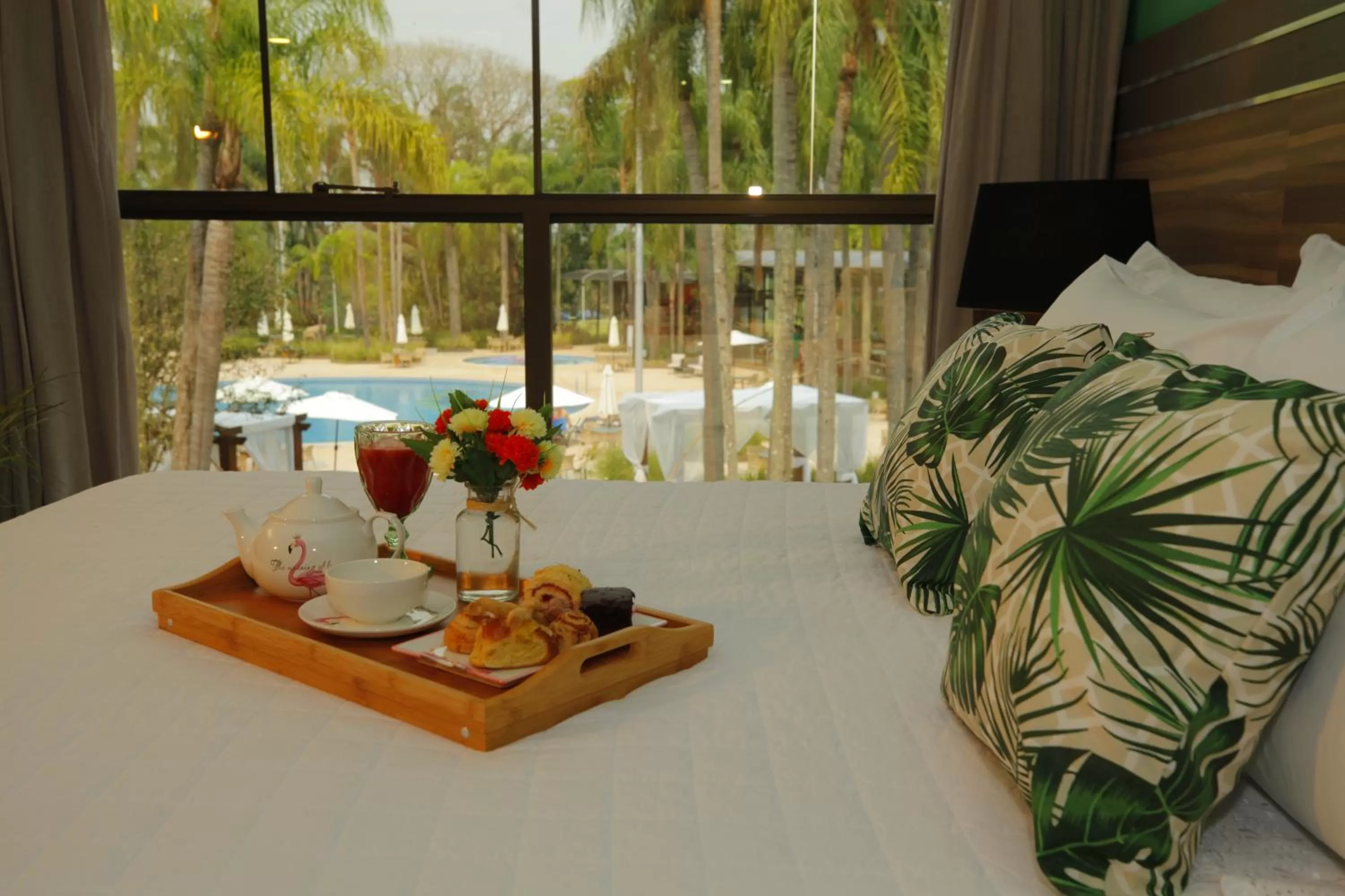 Bed in Vivaz Cataratas Hotel Resort