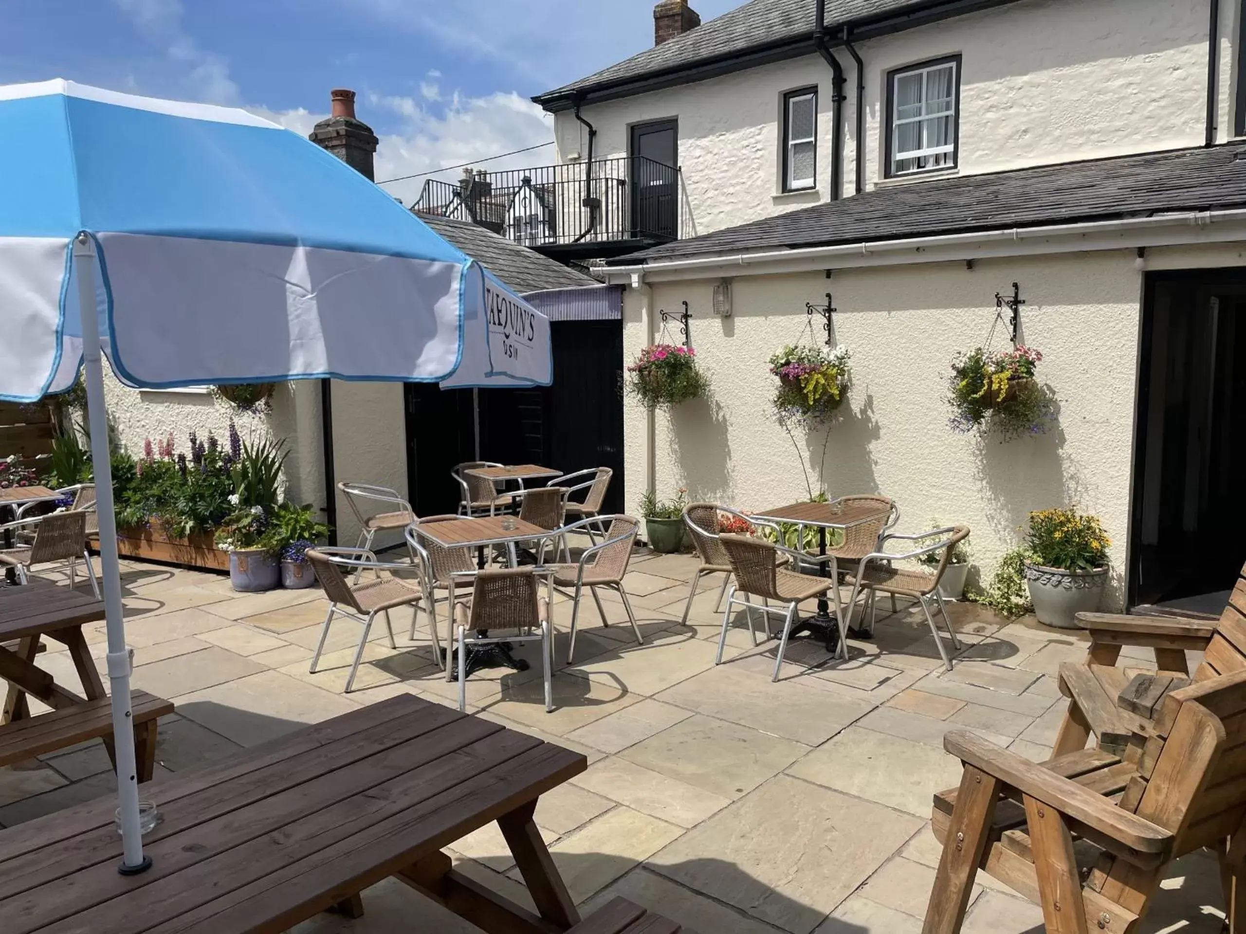 Patio in The Duke of Cornwall