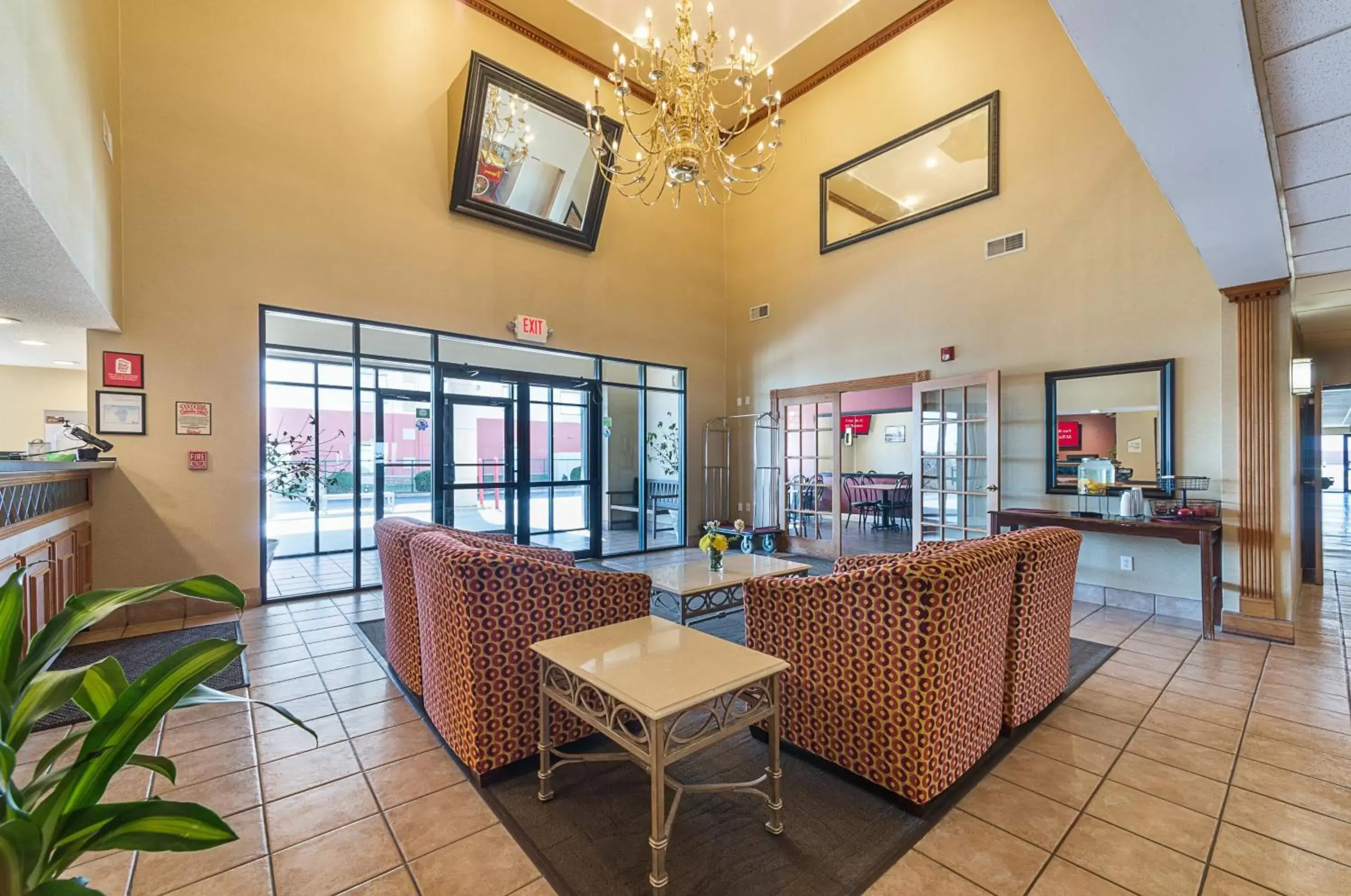 Lobby or reception in Red Roof Inn St Louis - Troy, IL