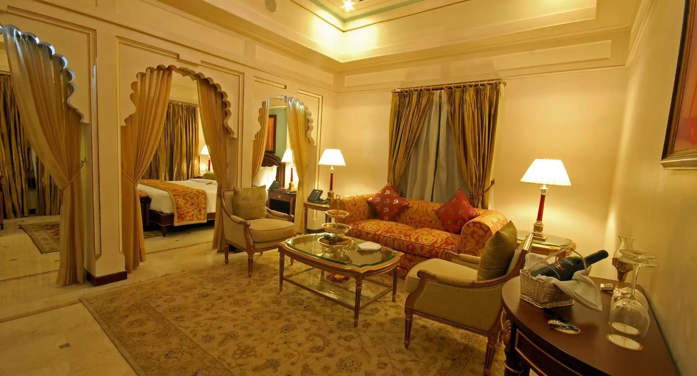Living room, Seating Area in Taj Fateh Prakash Palace Udaipur