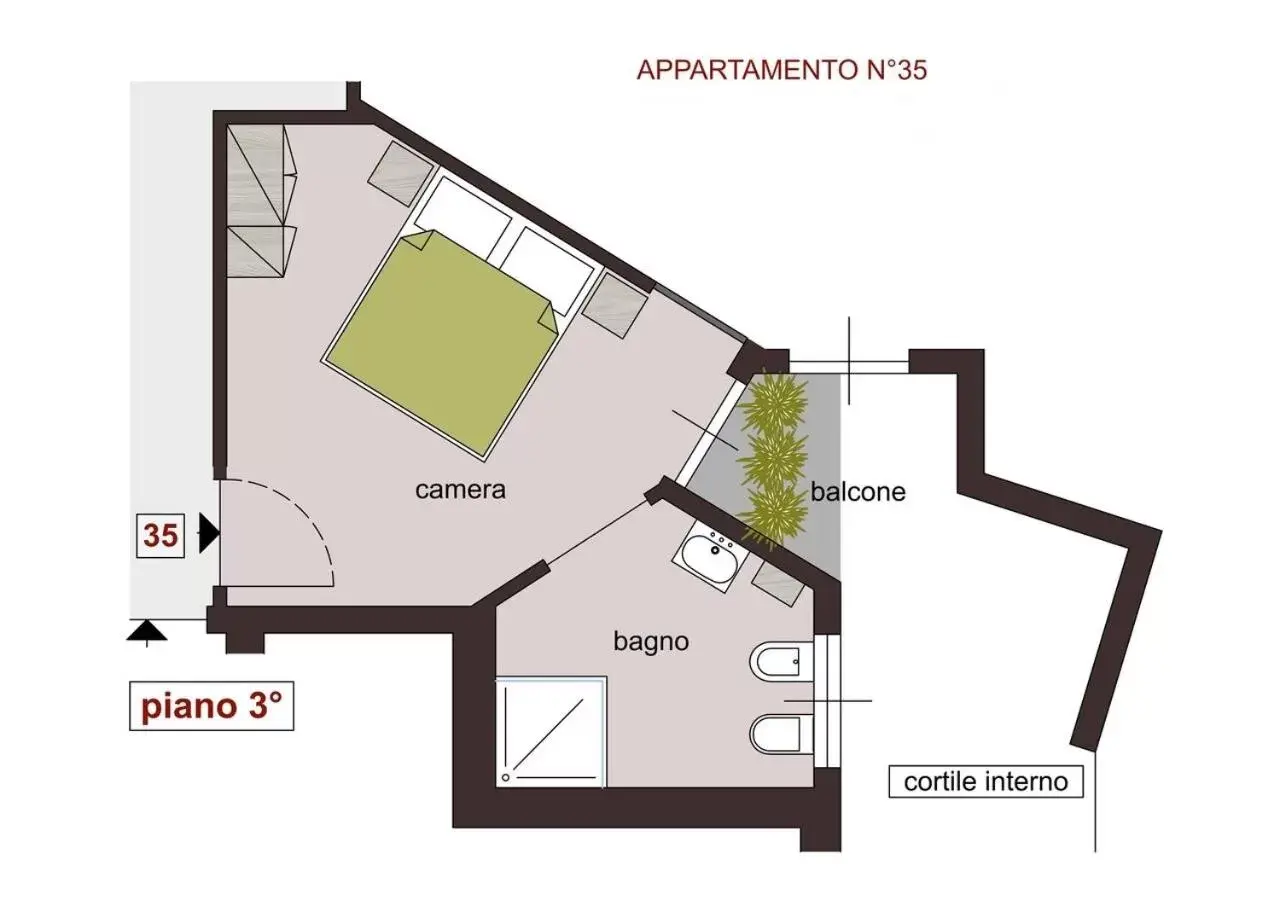 Floor Plan in HH Hermoso Housing ALESSANDRIA