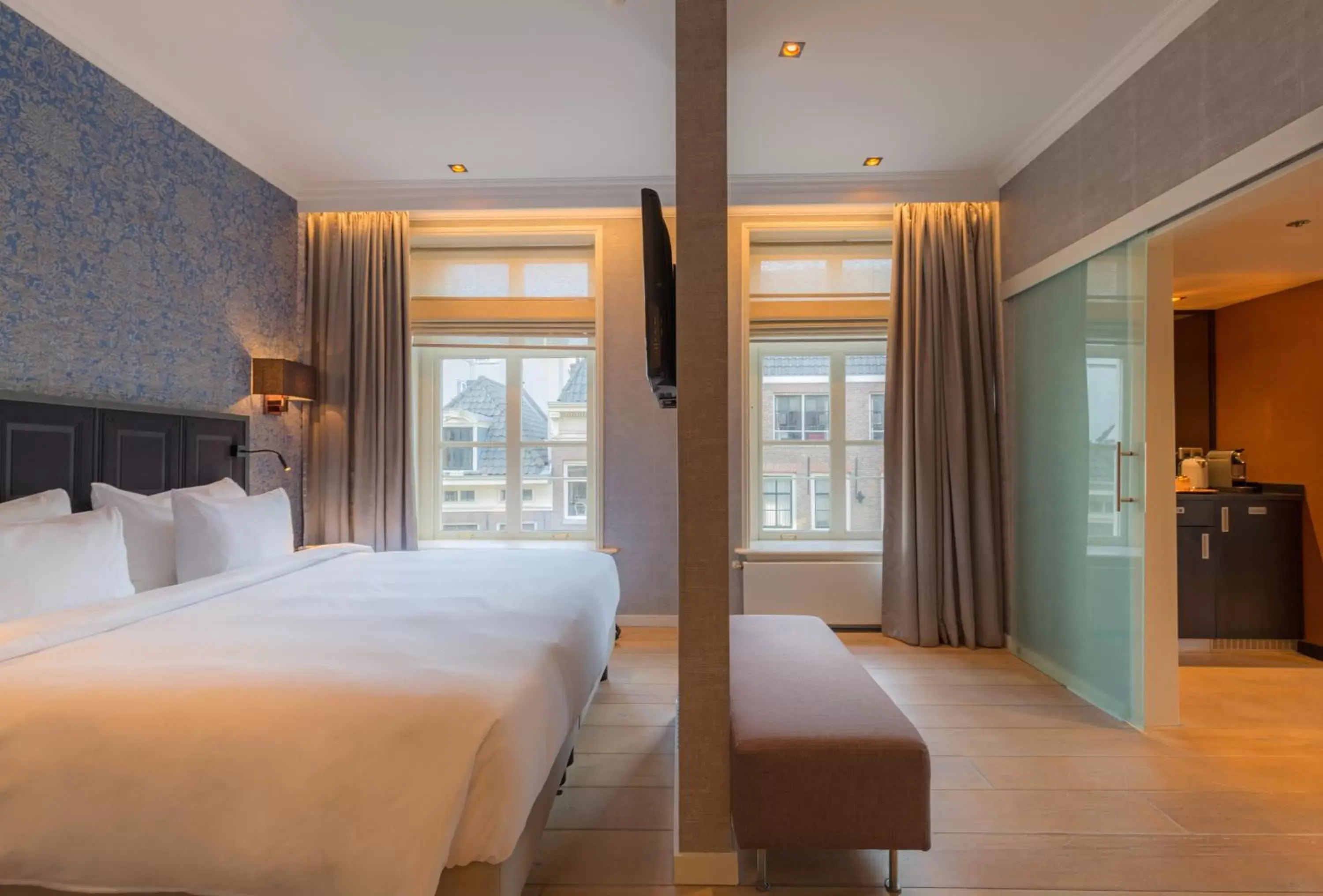 Bed in Radisson Blu Hotel, Amsterdam City Center
