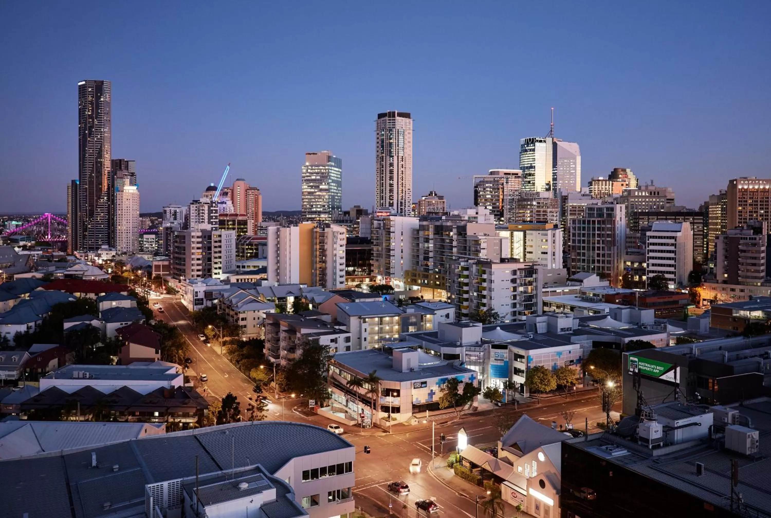 City view in The Johnson Brisbane - Art Series